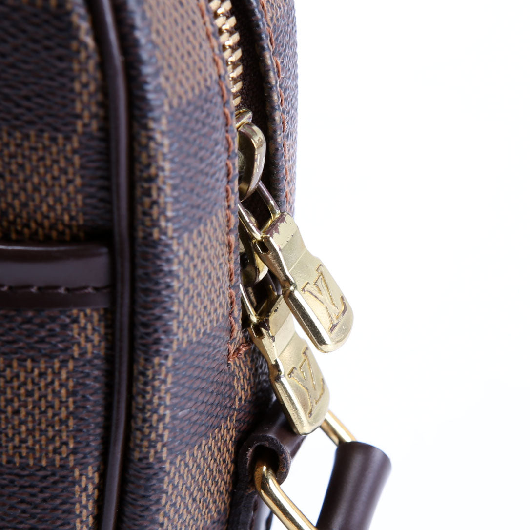 Ipanema PM Damier Ebene Brown/Red