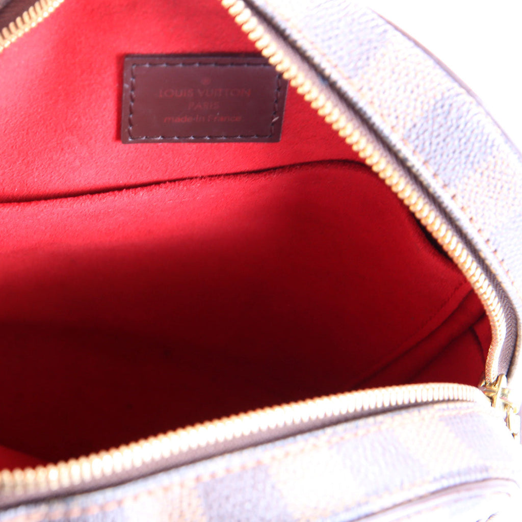 Ipanema PM Damier Ebene Brown/Red