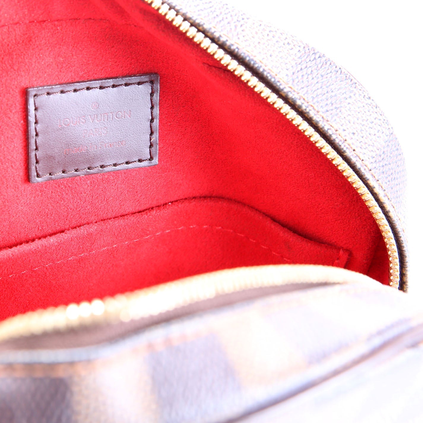 Ipanema PM Damier Ebene Brown/Red