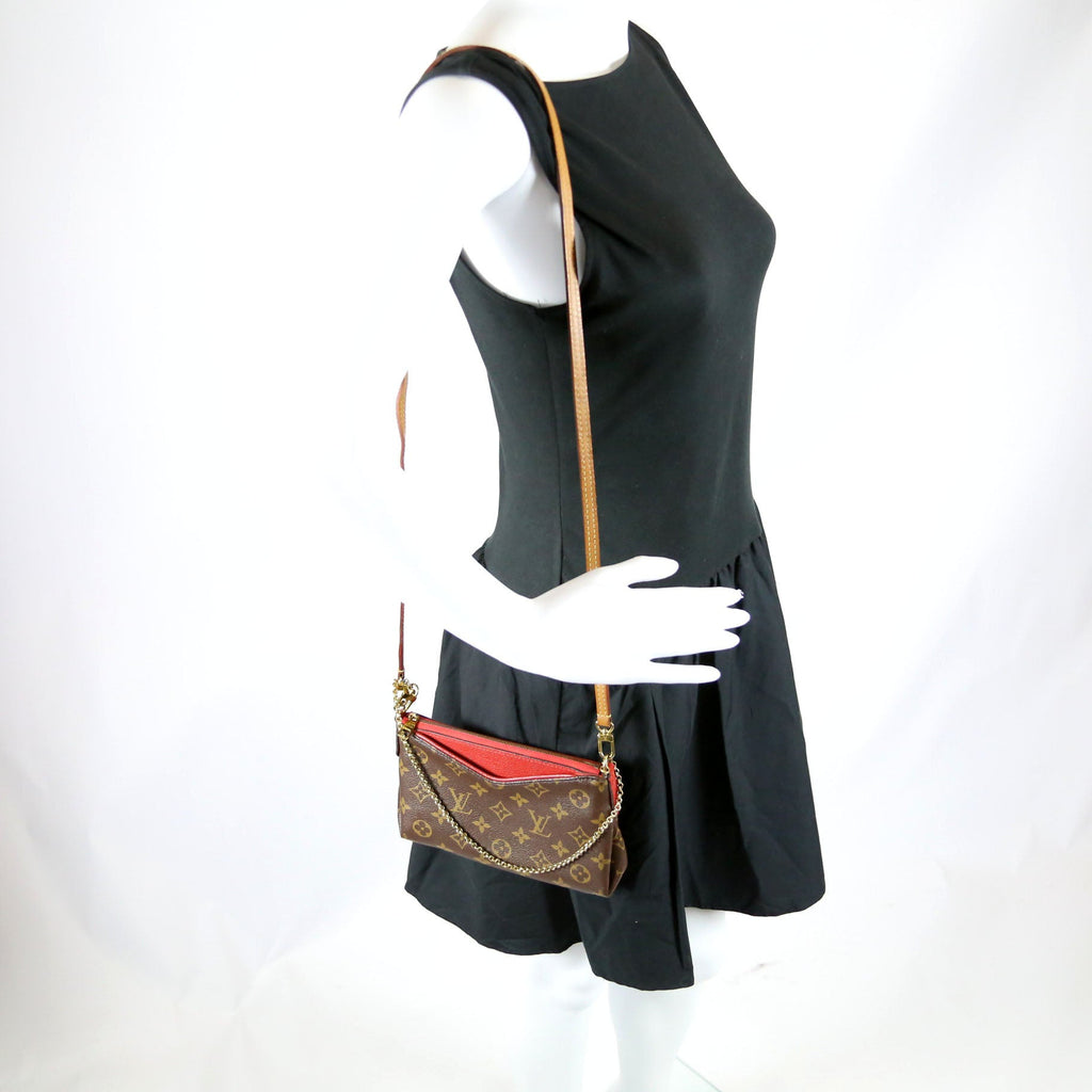 Pallas Clutch Monogram Red