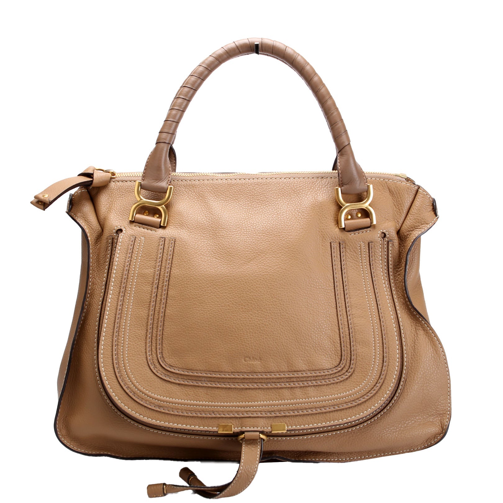 Marcie Satchel Large Tan