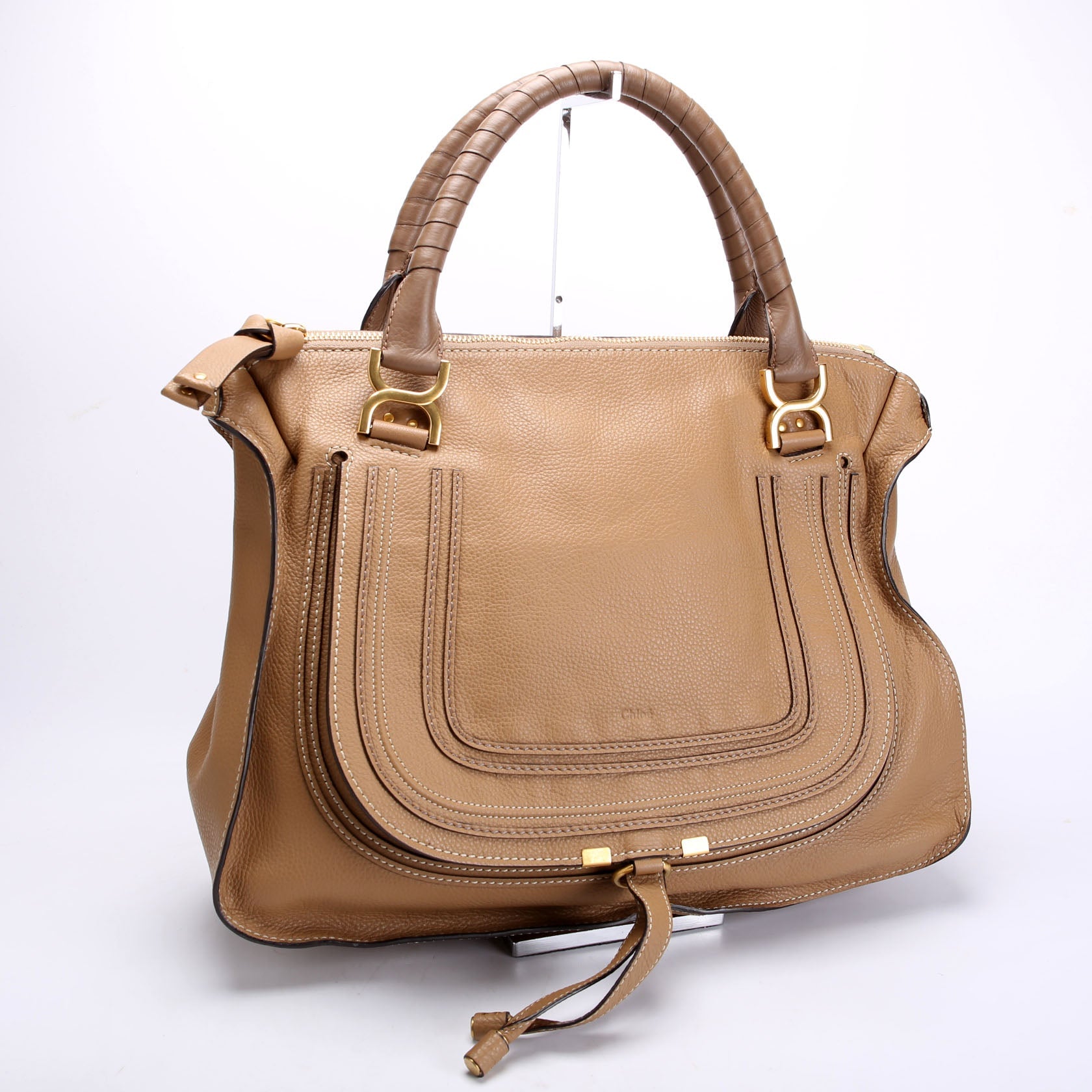 Marcie Satchel Large Tan