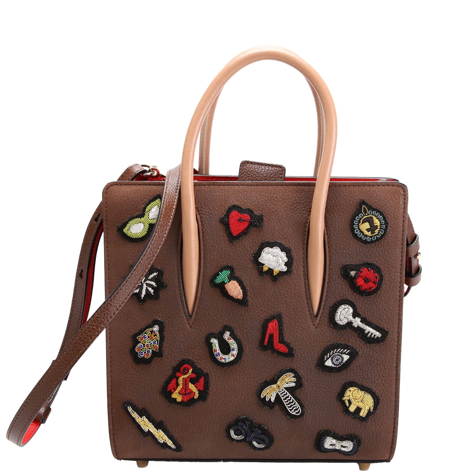 Paloma Small Tote Patches Brown