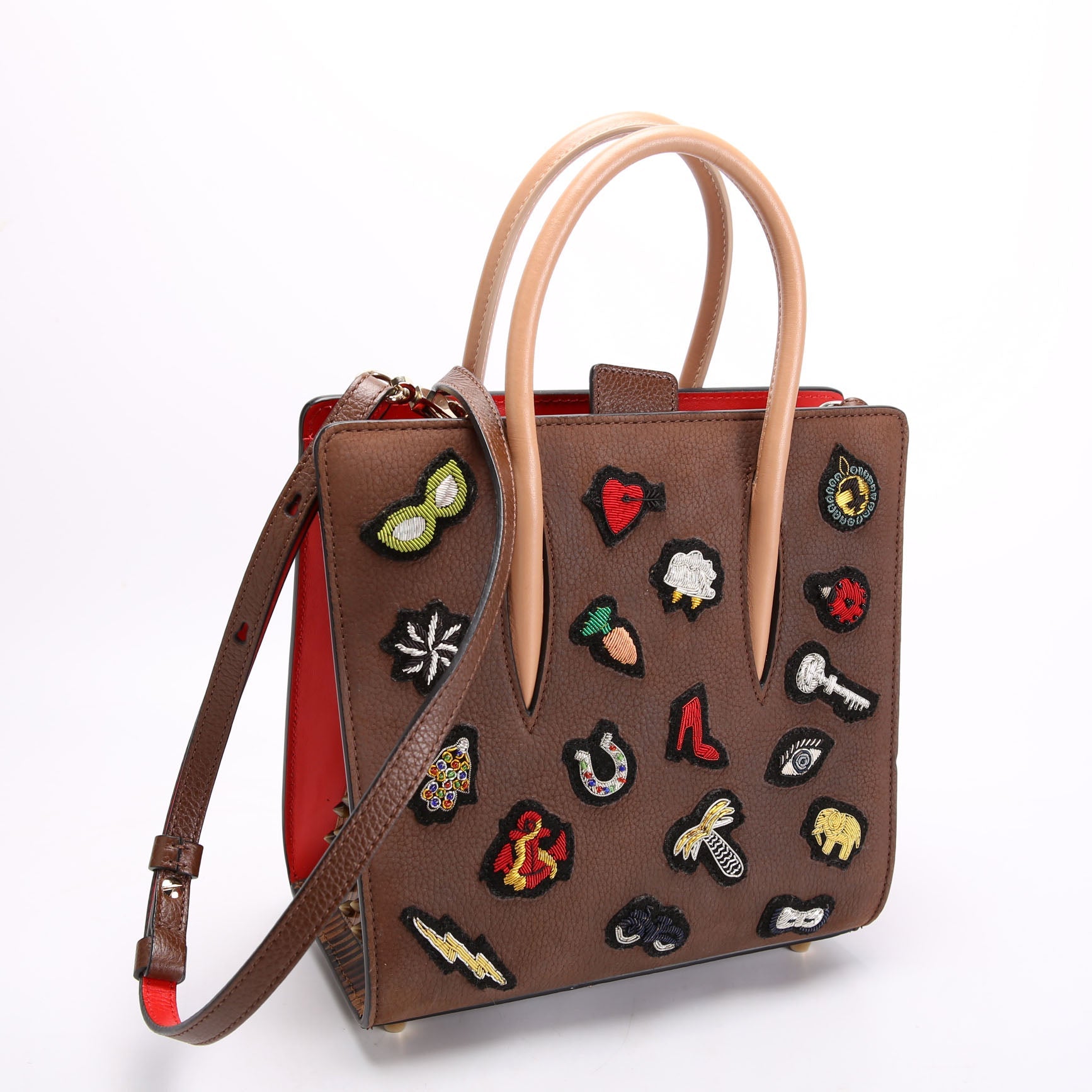 Paloma Small Tote Patches Brown