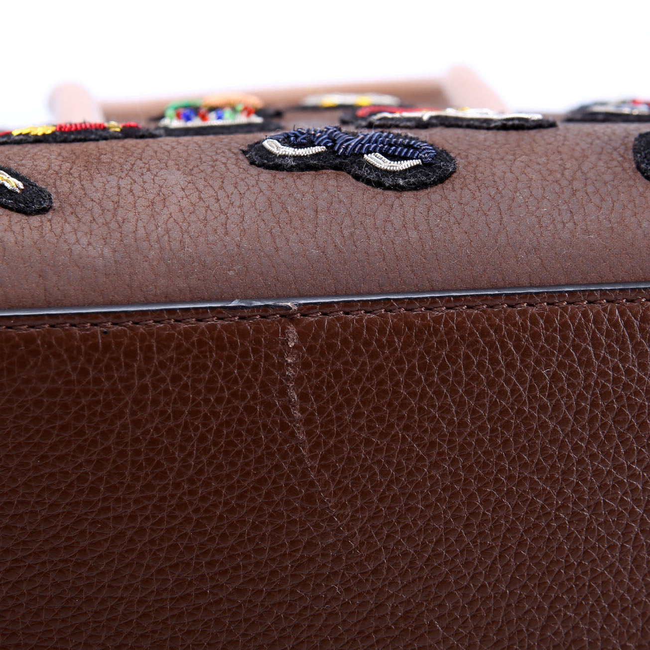 Paloma Small Tote Patches Brown