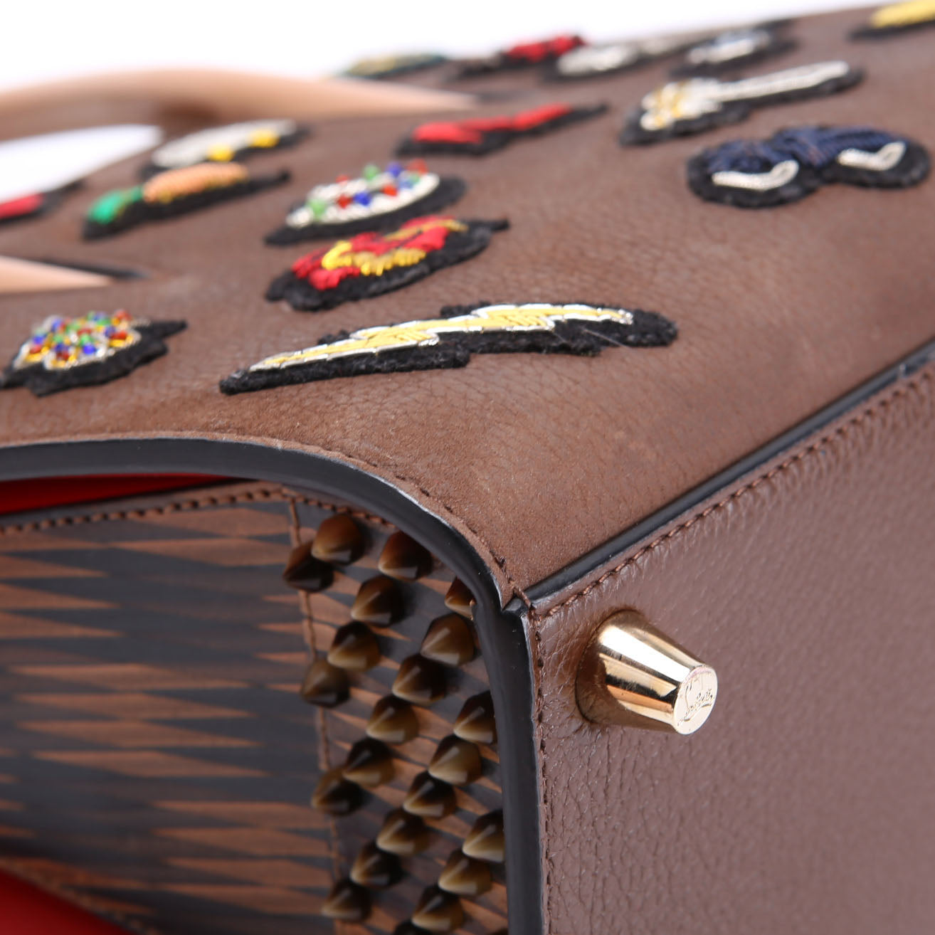 Paloma Small Tote Patches Brown