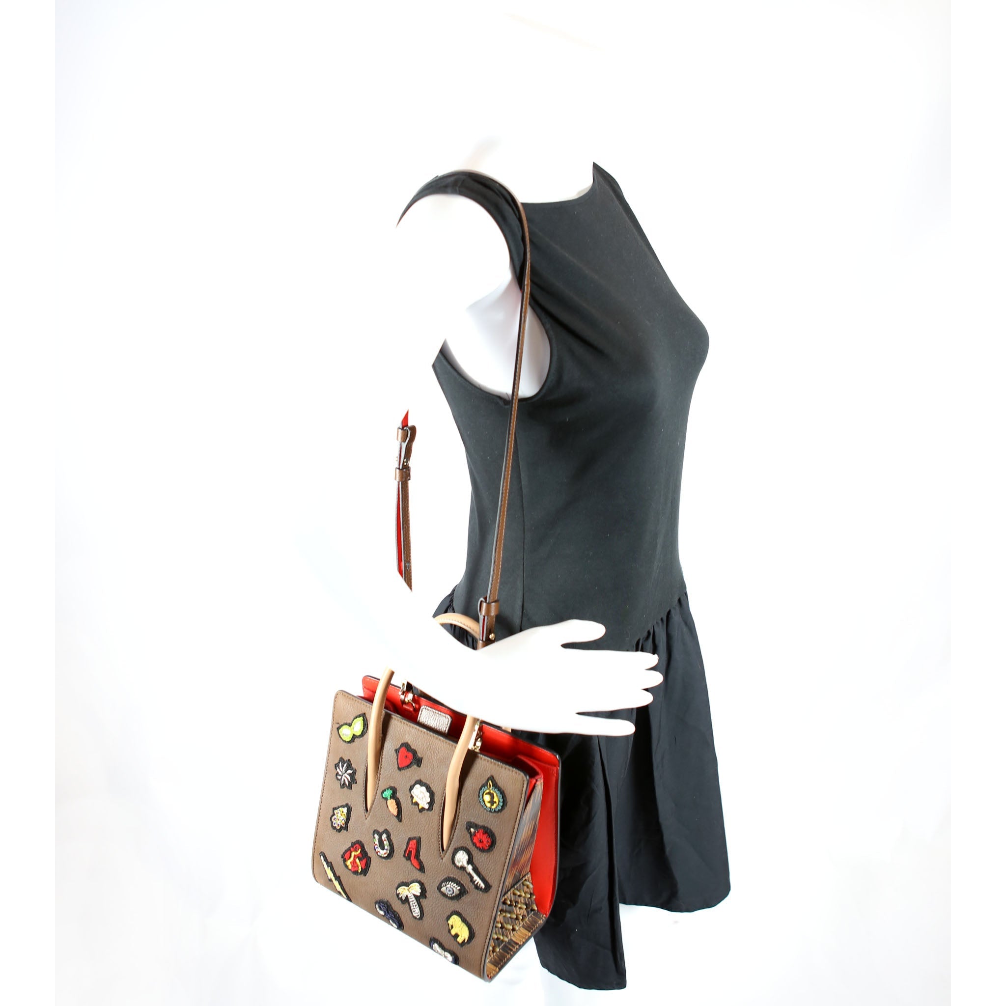 Paloma Small Tote Patches Brown