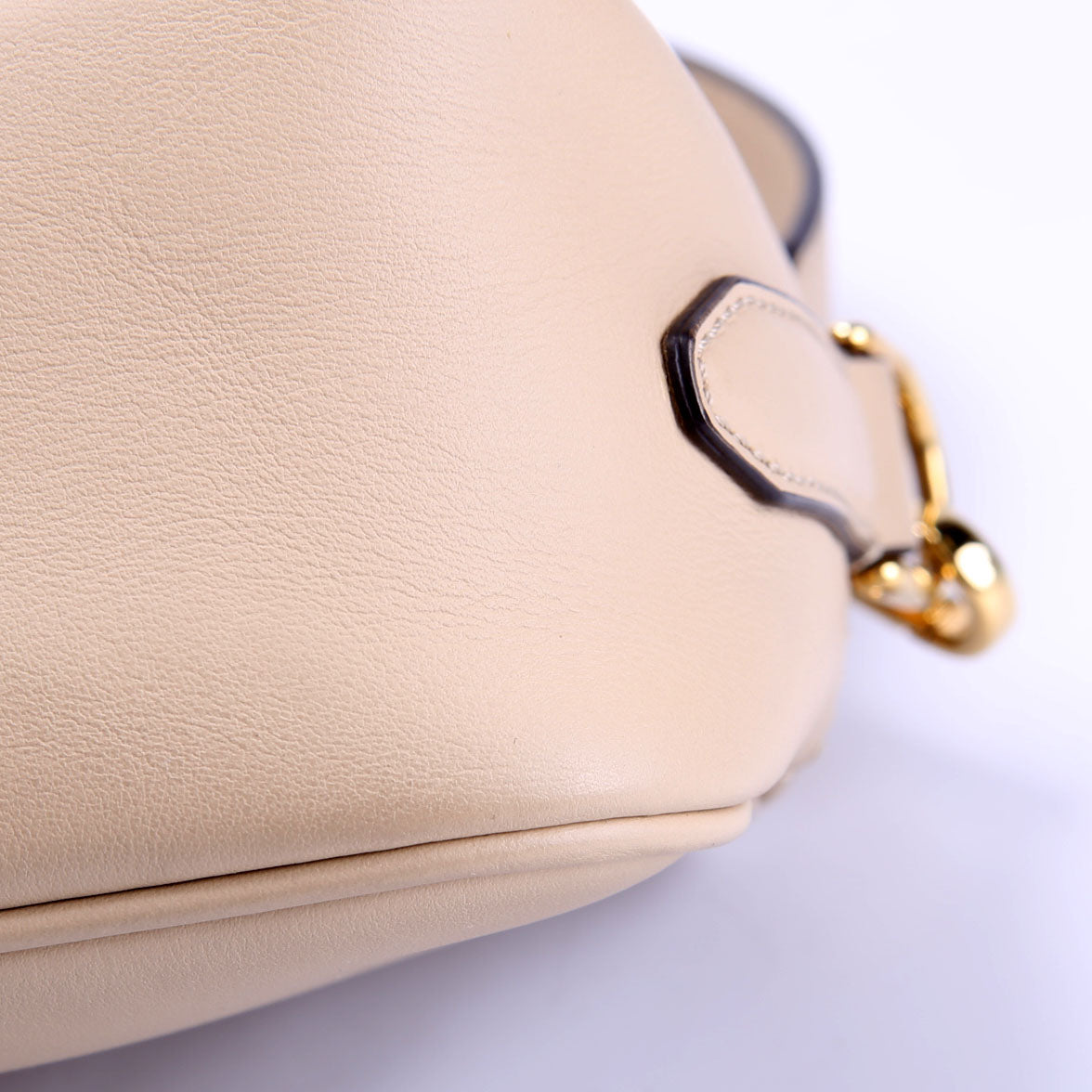 Fendi 8BT287 Leather Small Camera Bag Tan