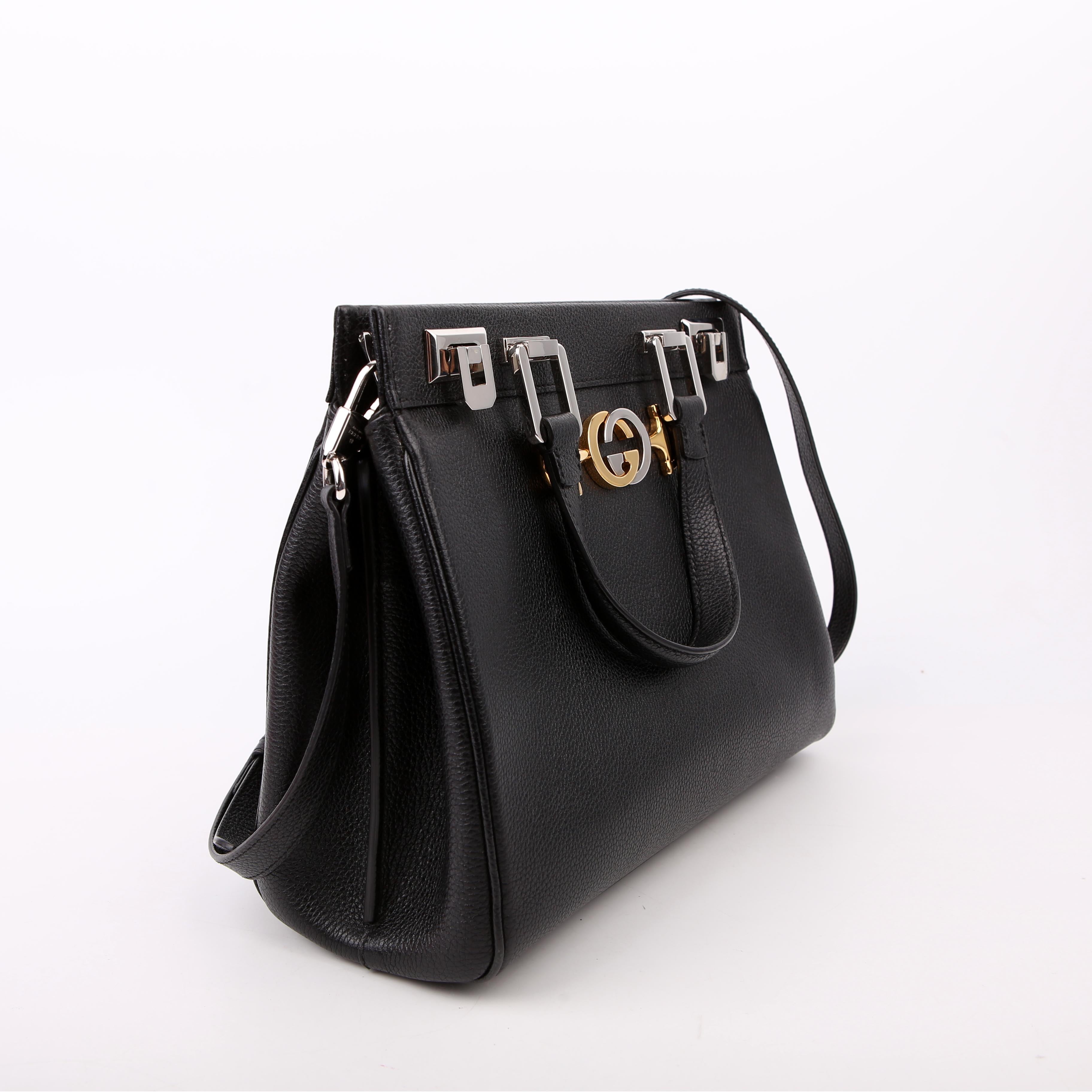 Gucci 569712 Zumi Top Handle Small