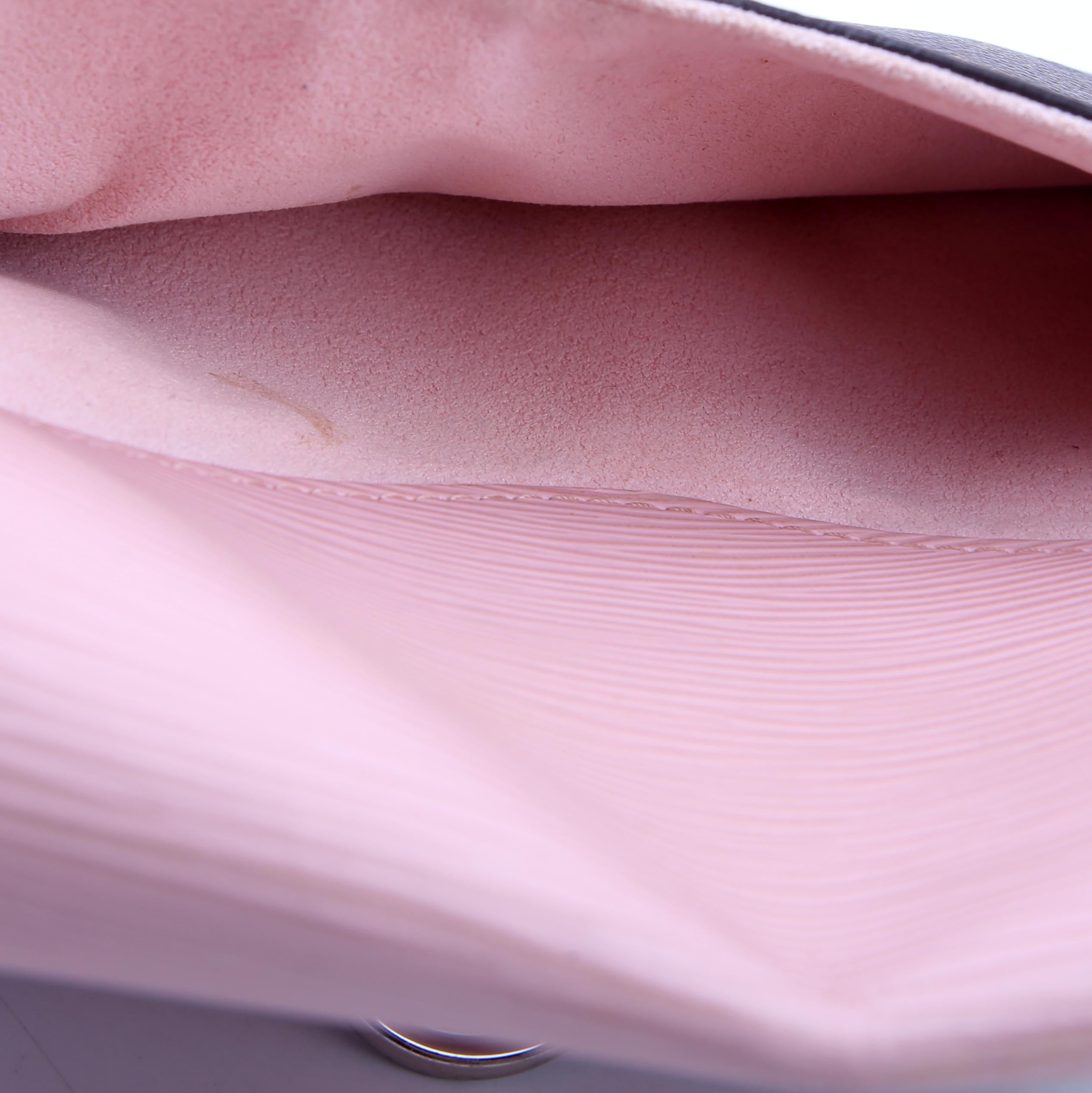 Saint Michel Monogram Epi Pink