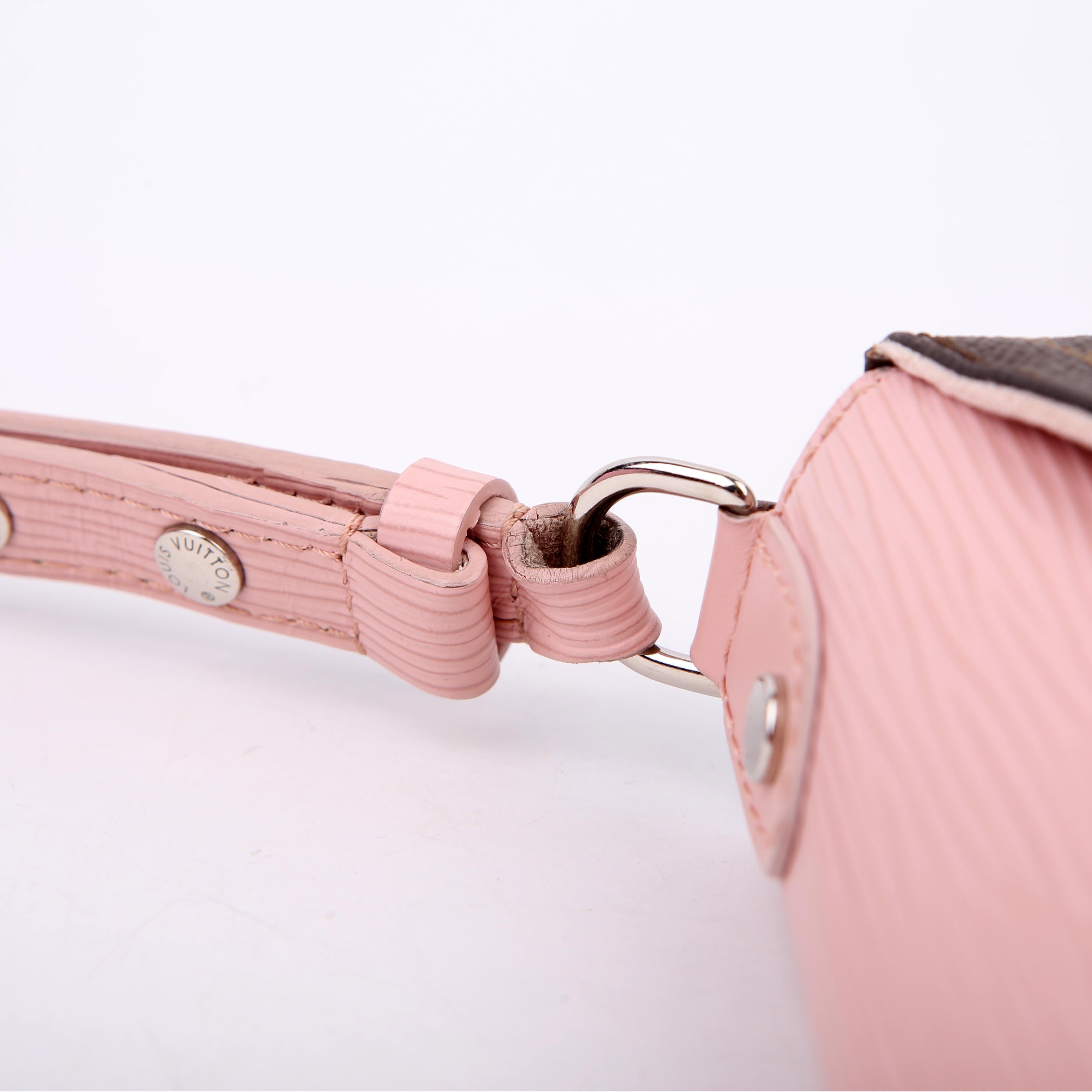 Saint Michel Monogram Epi Pink