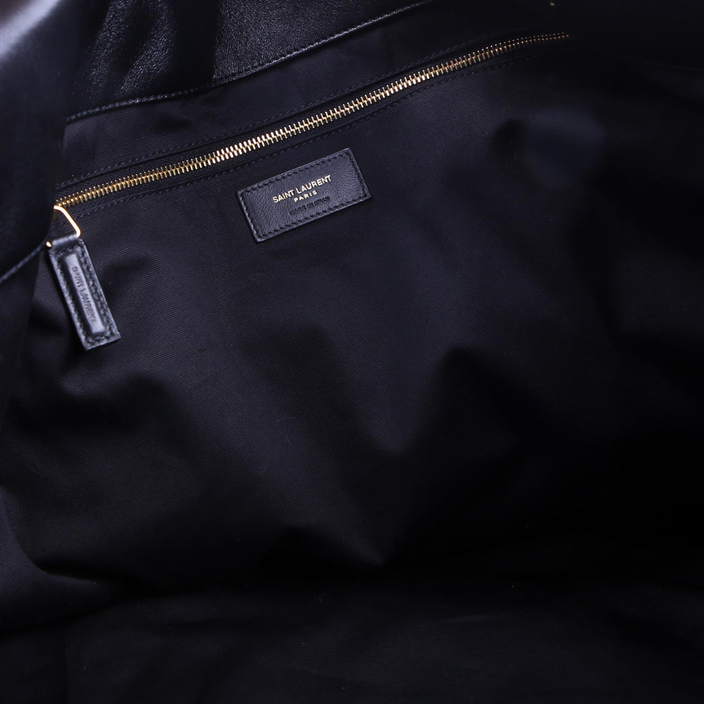 SAINT LAURENT Maxi Icare Shopping Black