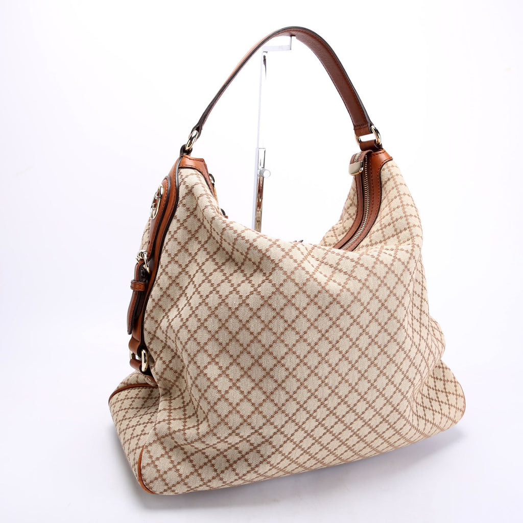 282344 Diamante Canvas Hobo