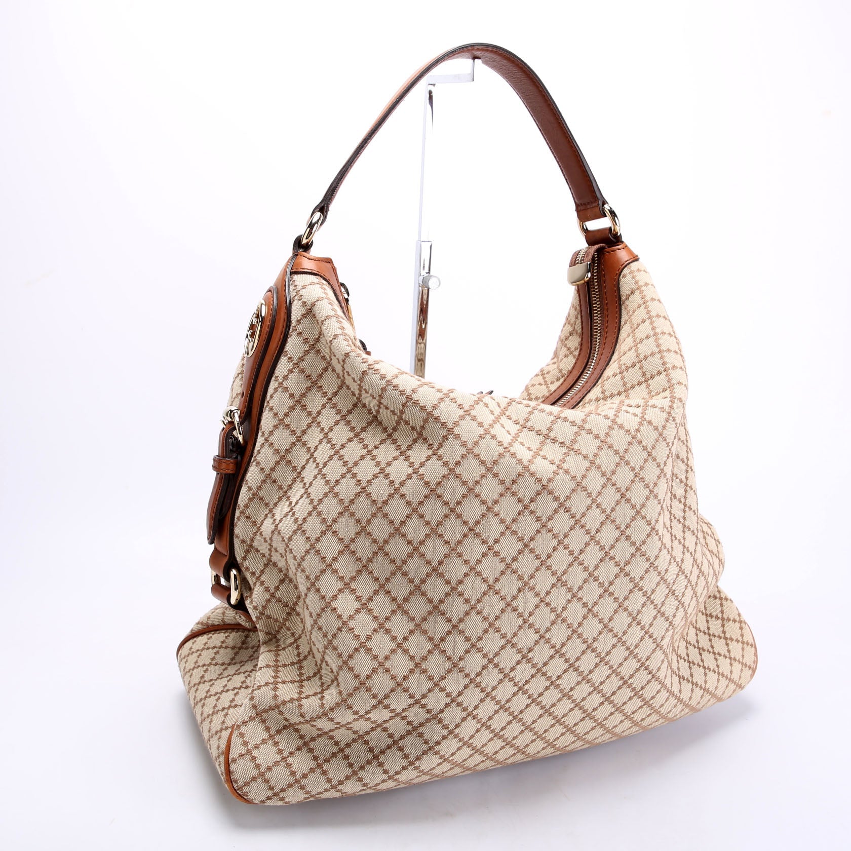 282344 Diamante Canvas Hobo