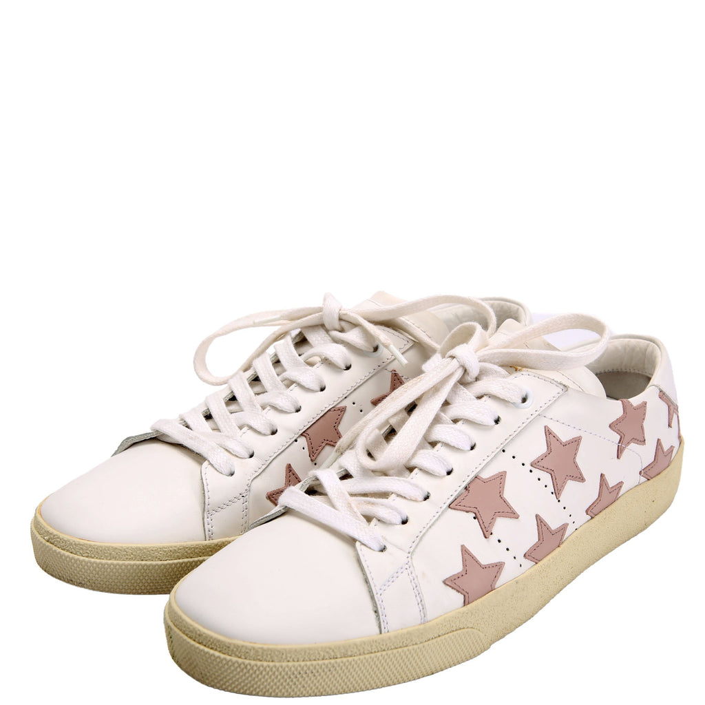 SAINT LAURENT Star Leather Sneakers Size 39