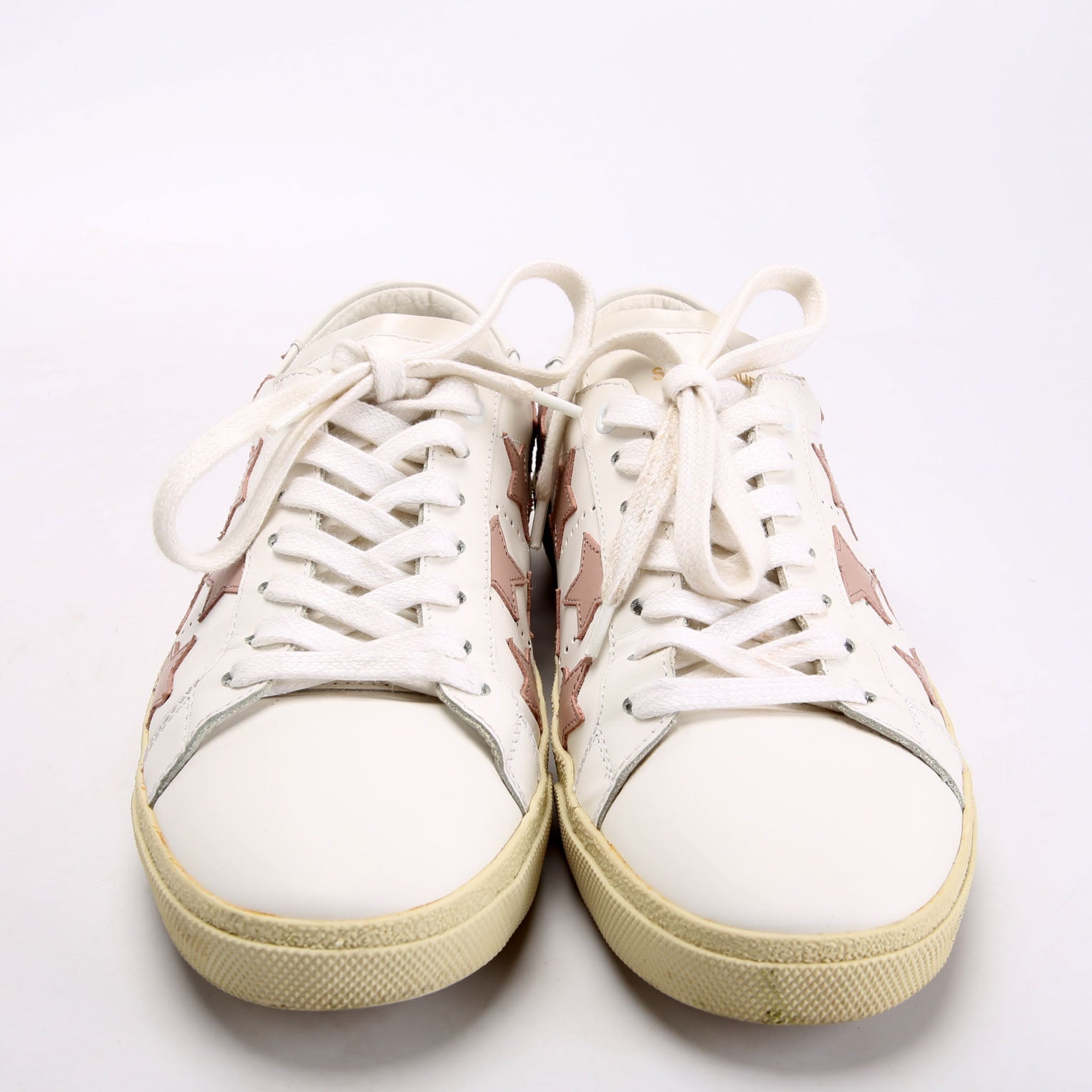 SAINT LAURENT Star Leather Sneakers Size 39