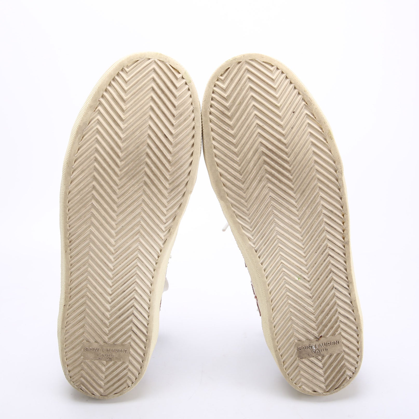 SAINT LAURENT Star Leather Sneakers Size 39