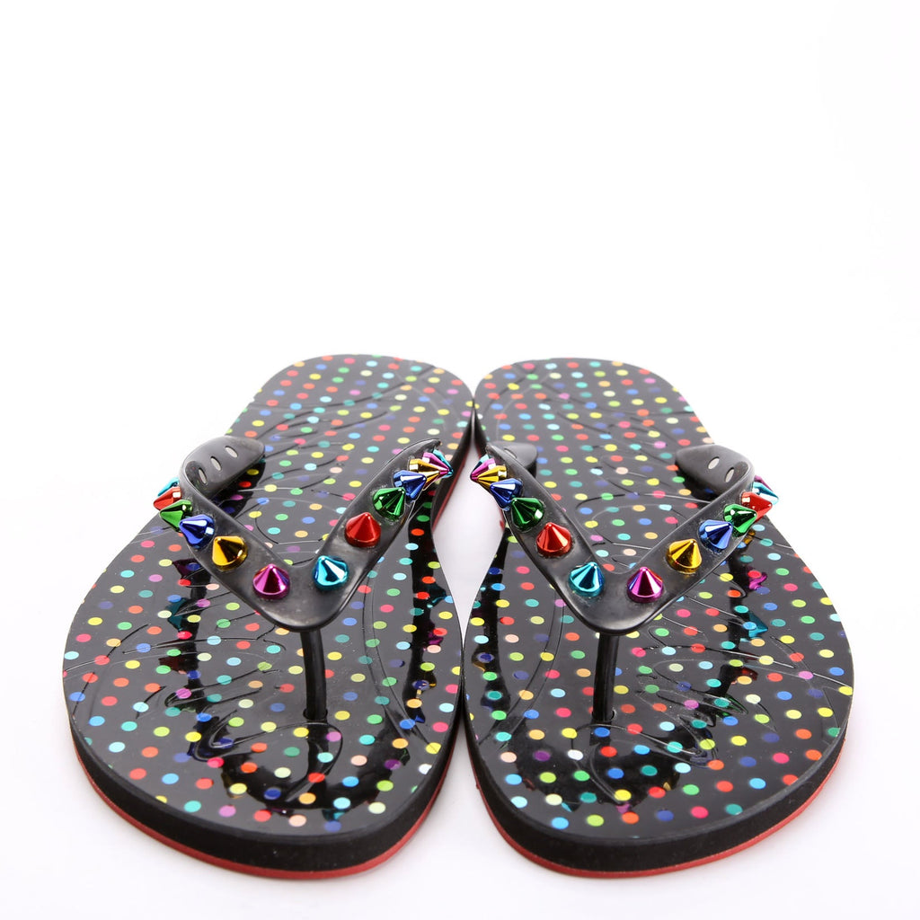 Loubi Flip Spikes Donna Flats Size 38