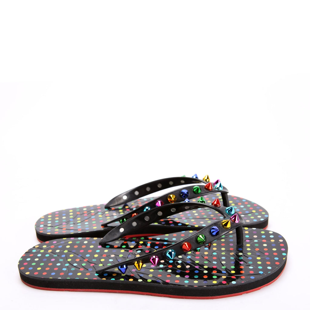 Loubi Flip Spikes Donna Flats Size 38