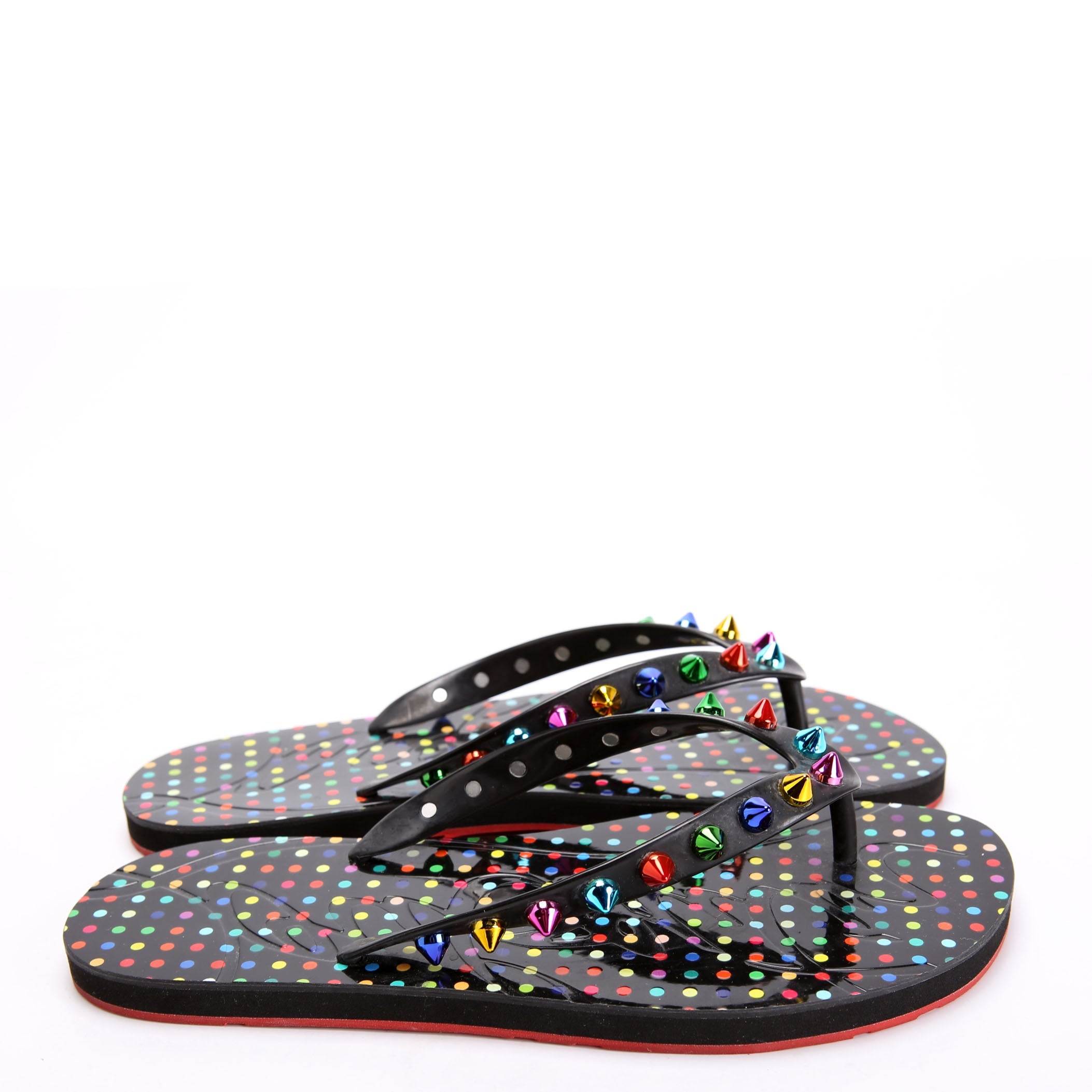 Loubi Flip Spikes Donna Flats Size 38
