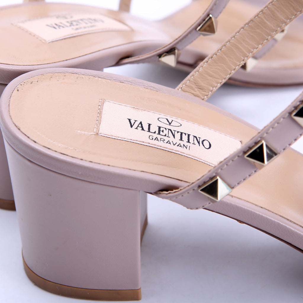 Rockstud Caged Sandals Size 38