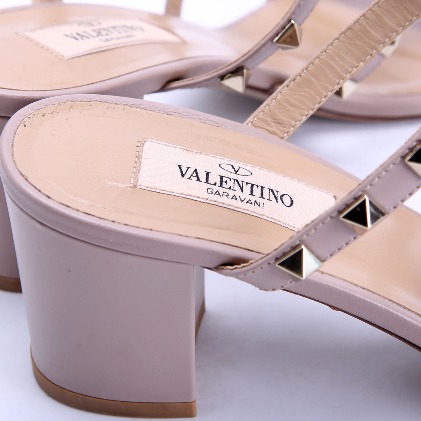Rockstud Caged Sandals Size 38