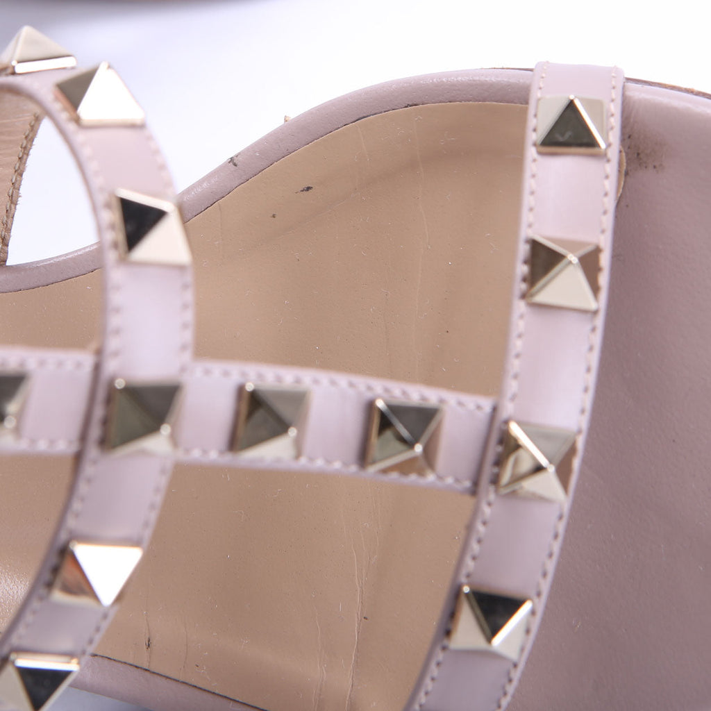 Rockstud Caged Sandals Size 38