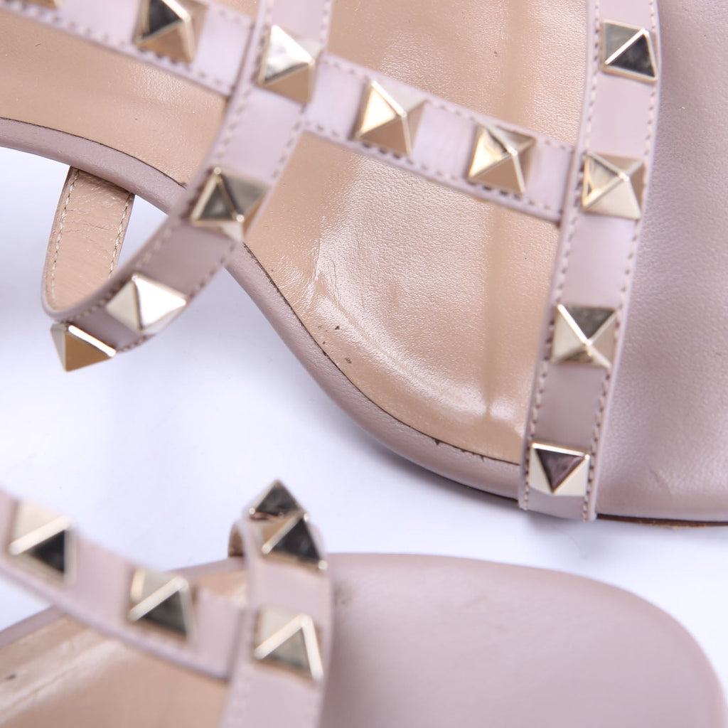 Rockstud Caged Sandals Size 38
