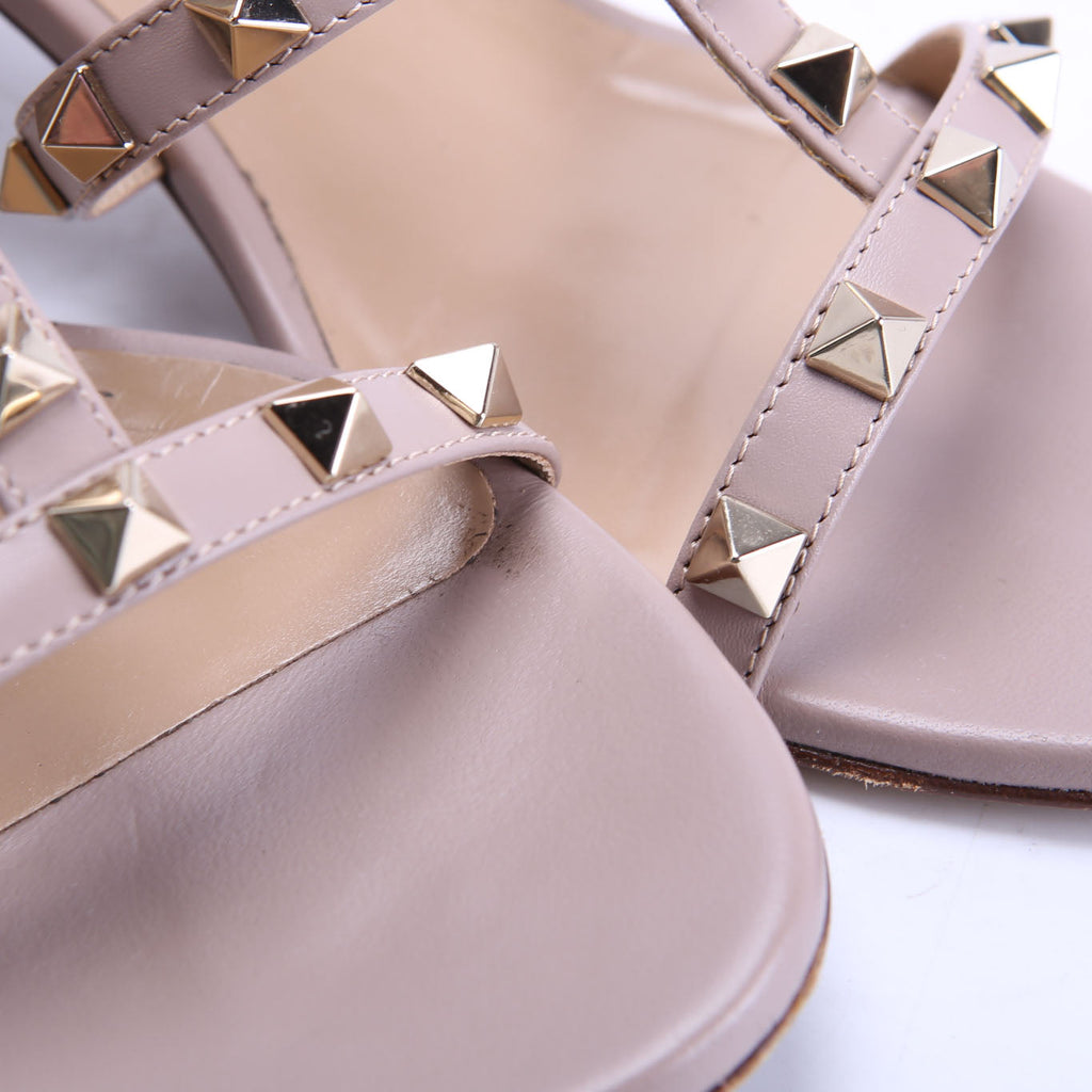 Rockstud Caged Sandals Size 38