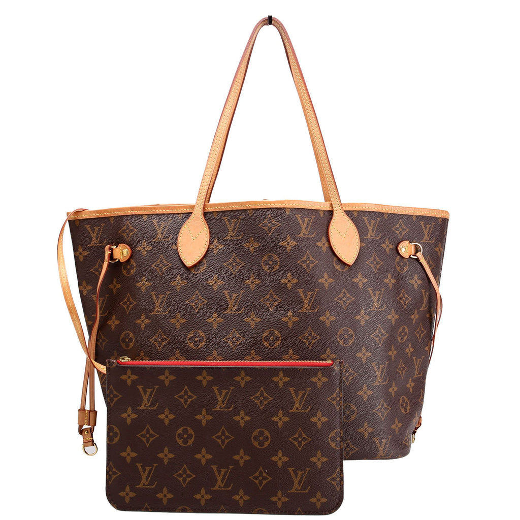 Neverfull With Wallet MM Monogram Red