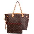 Neverfull With Wallet MM Monogram Red