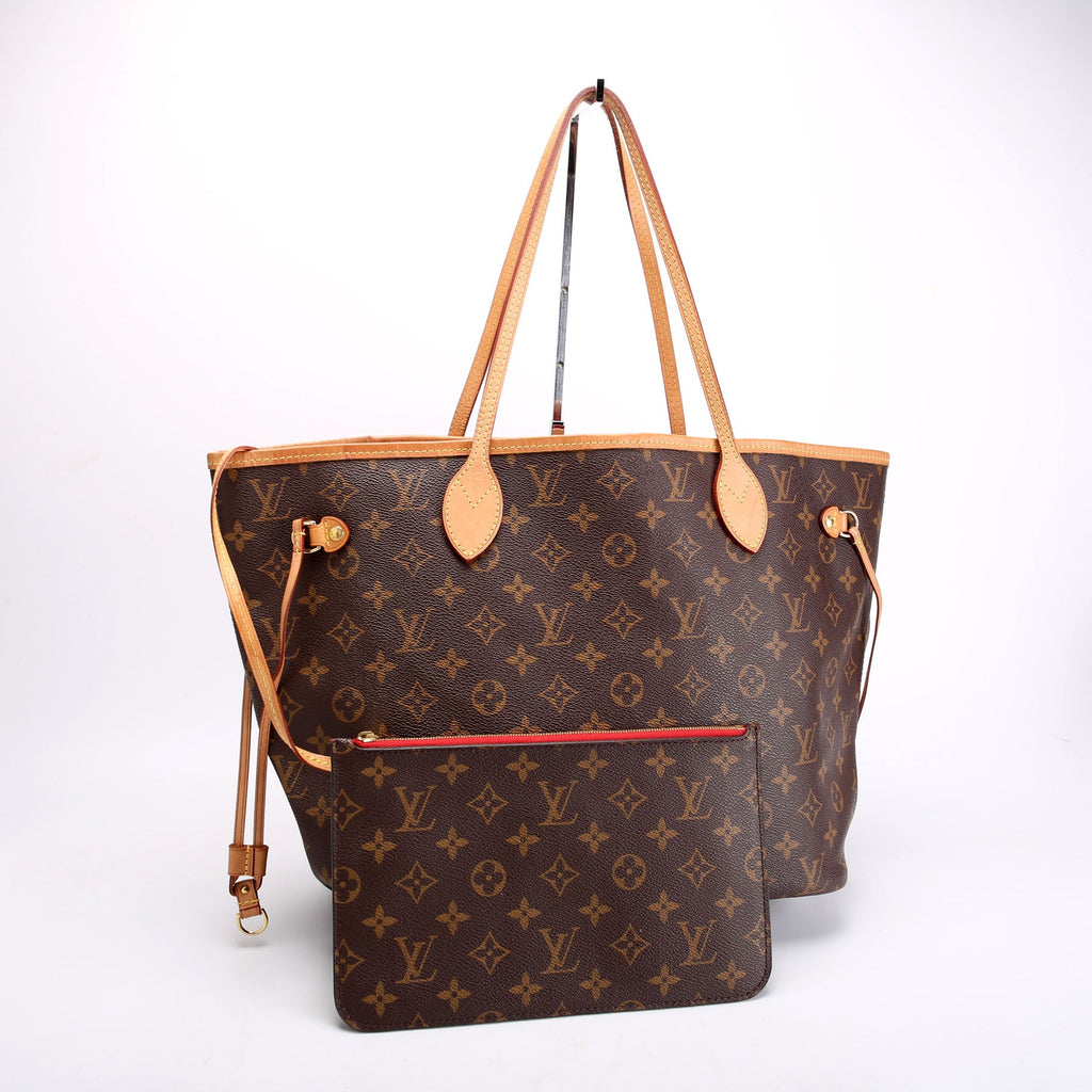 Neverfull With Wallet MM Monogram Red