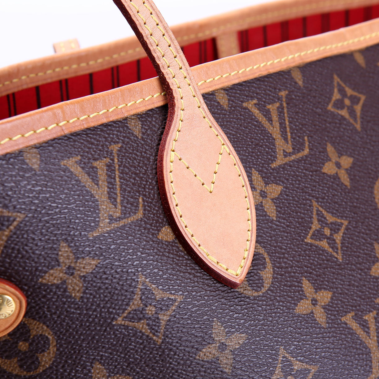 Neverfull With Wallet MM Monogram Red