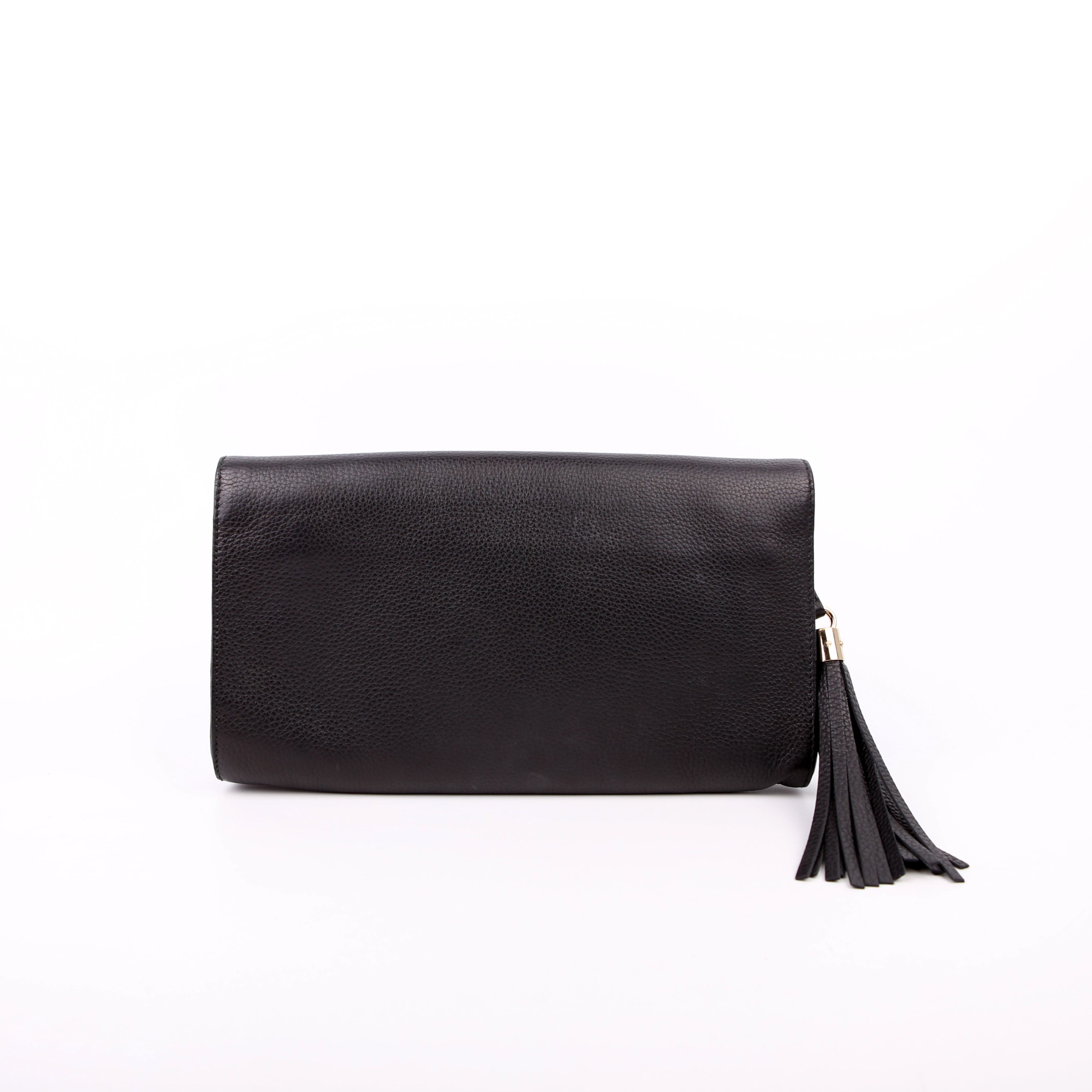 Gucci 336753 Soho Leather Clutch Black