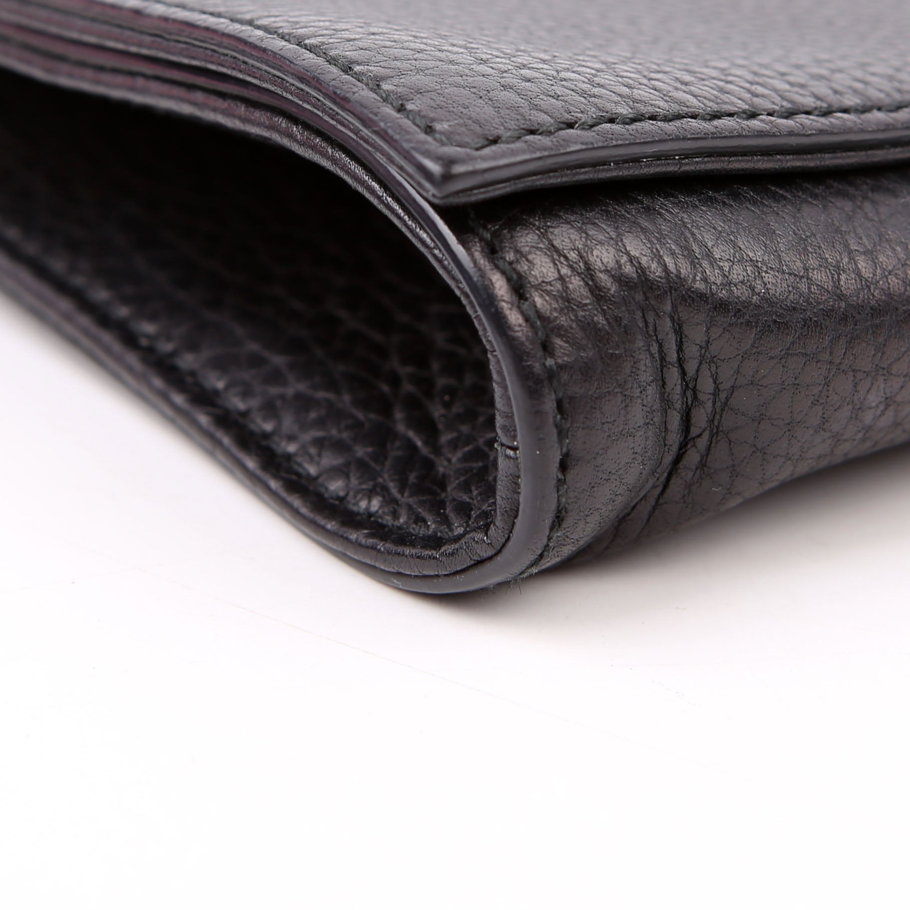 Gucci 336753 Soho Leather Clutch Black