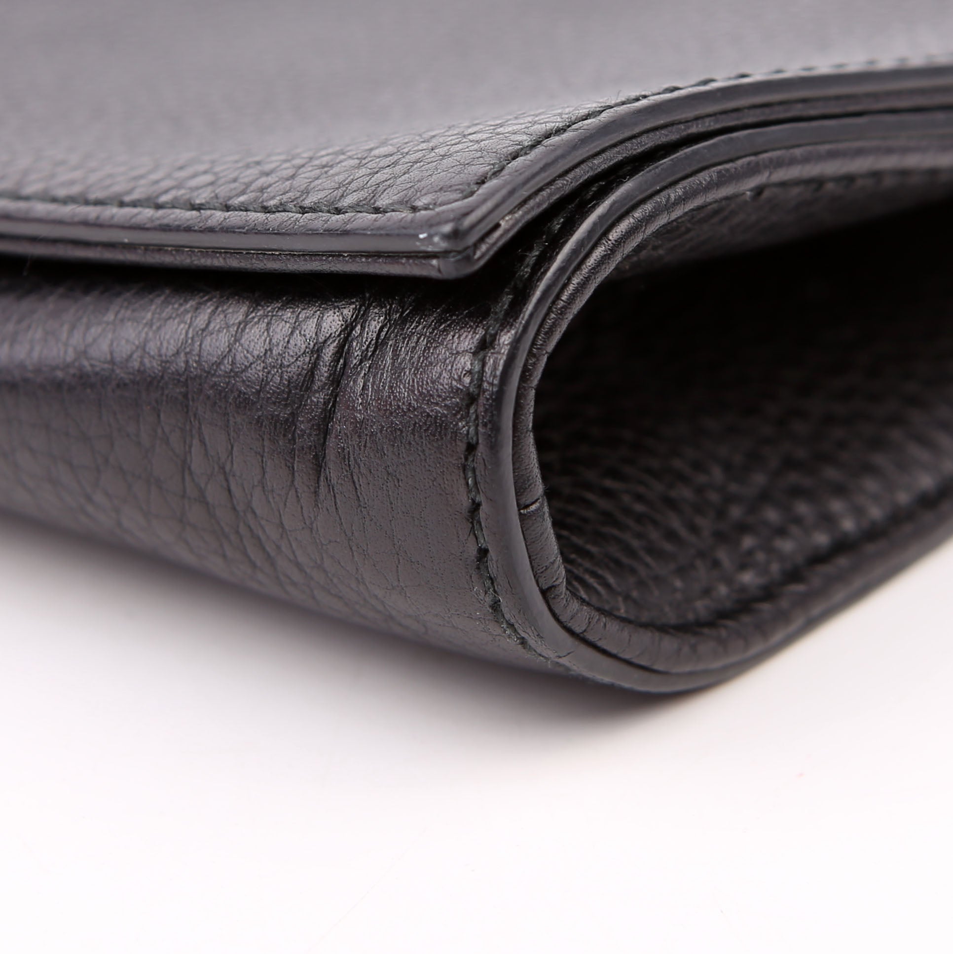Gucci 336753 Soho Leather Clutch Black