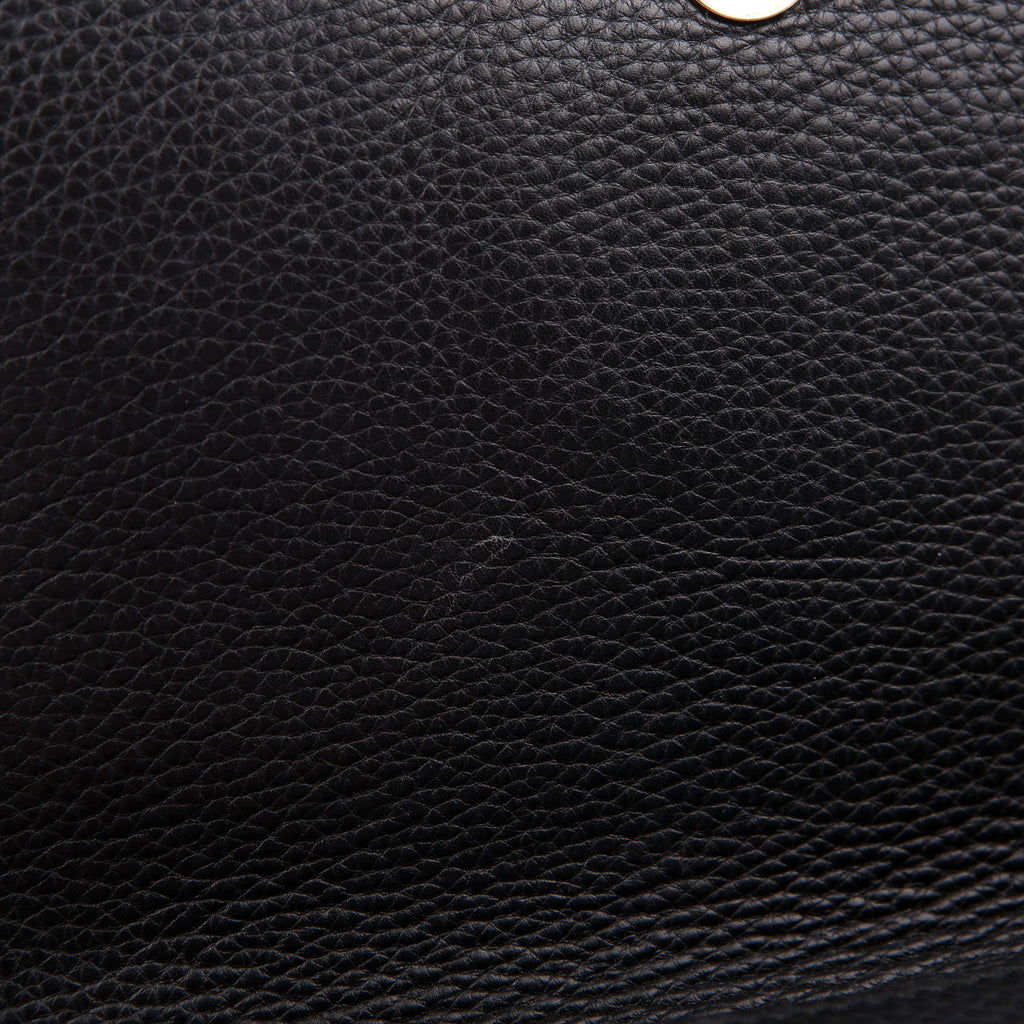 Gucci 336753 Soho Leather Clutch Black