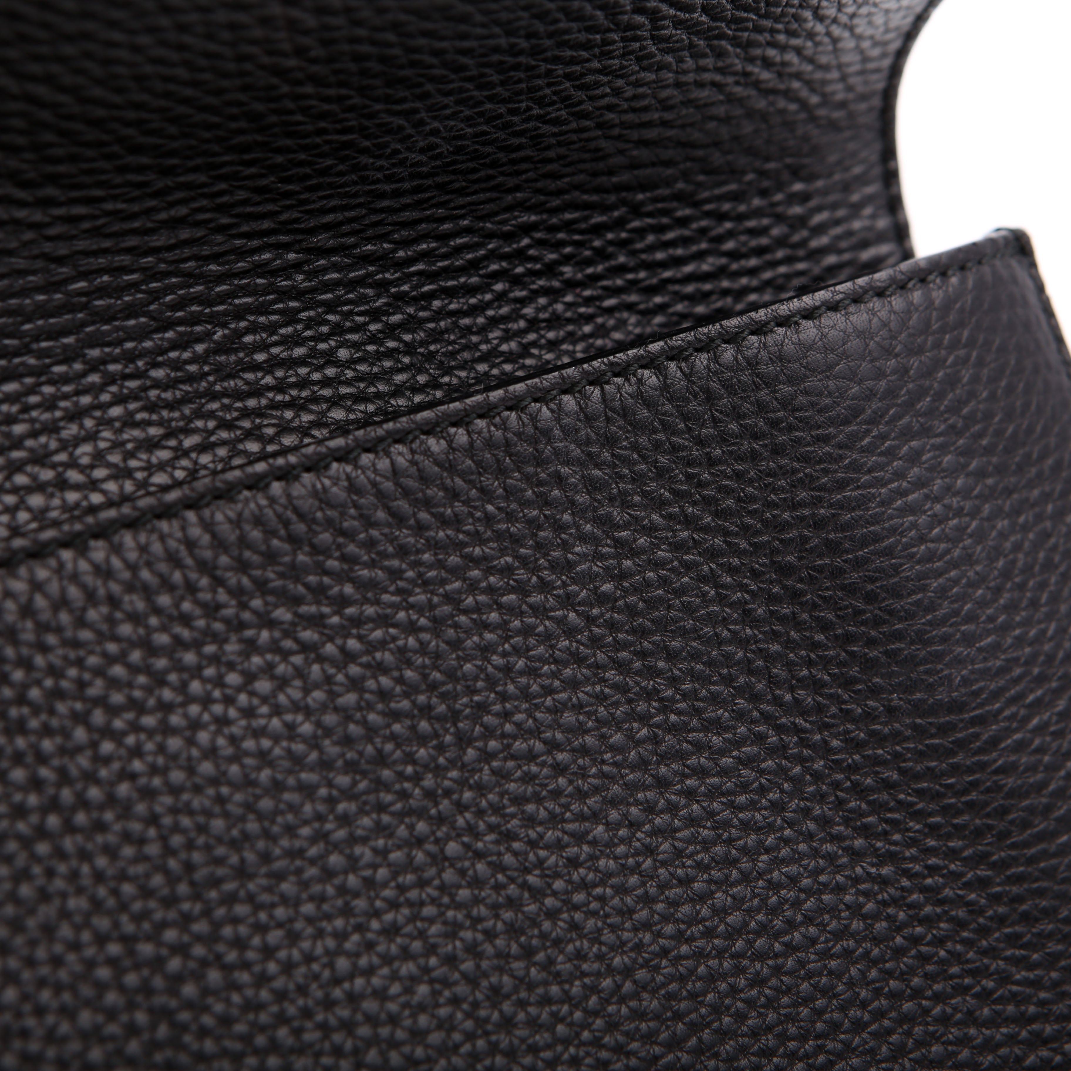 Gucci 336753 Soho Leather Clutch Black