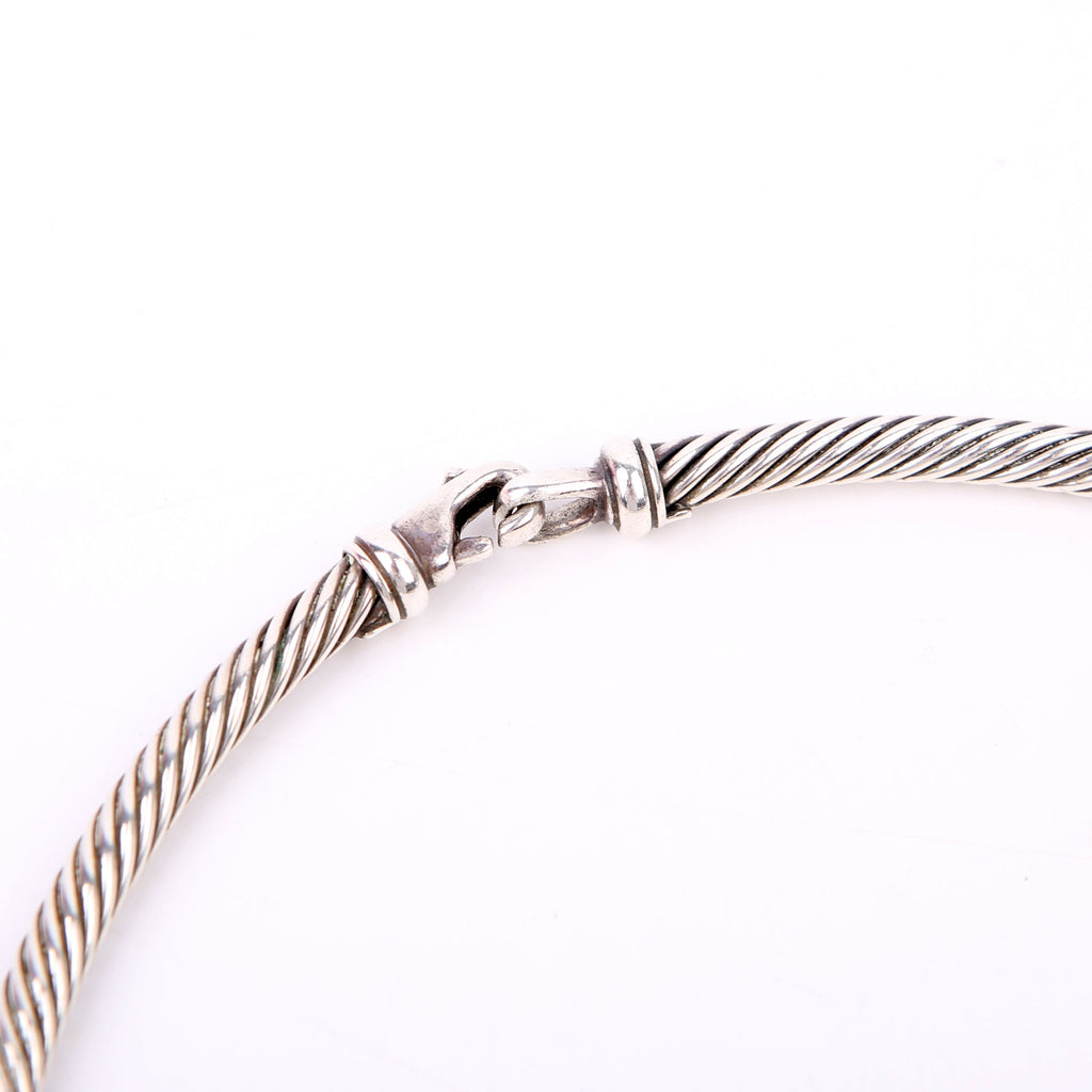 Metro Cable Collar 925/585 Necklace Silver