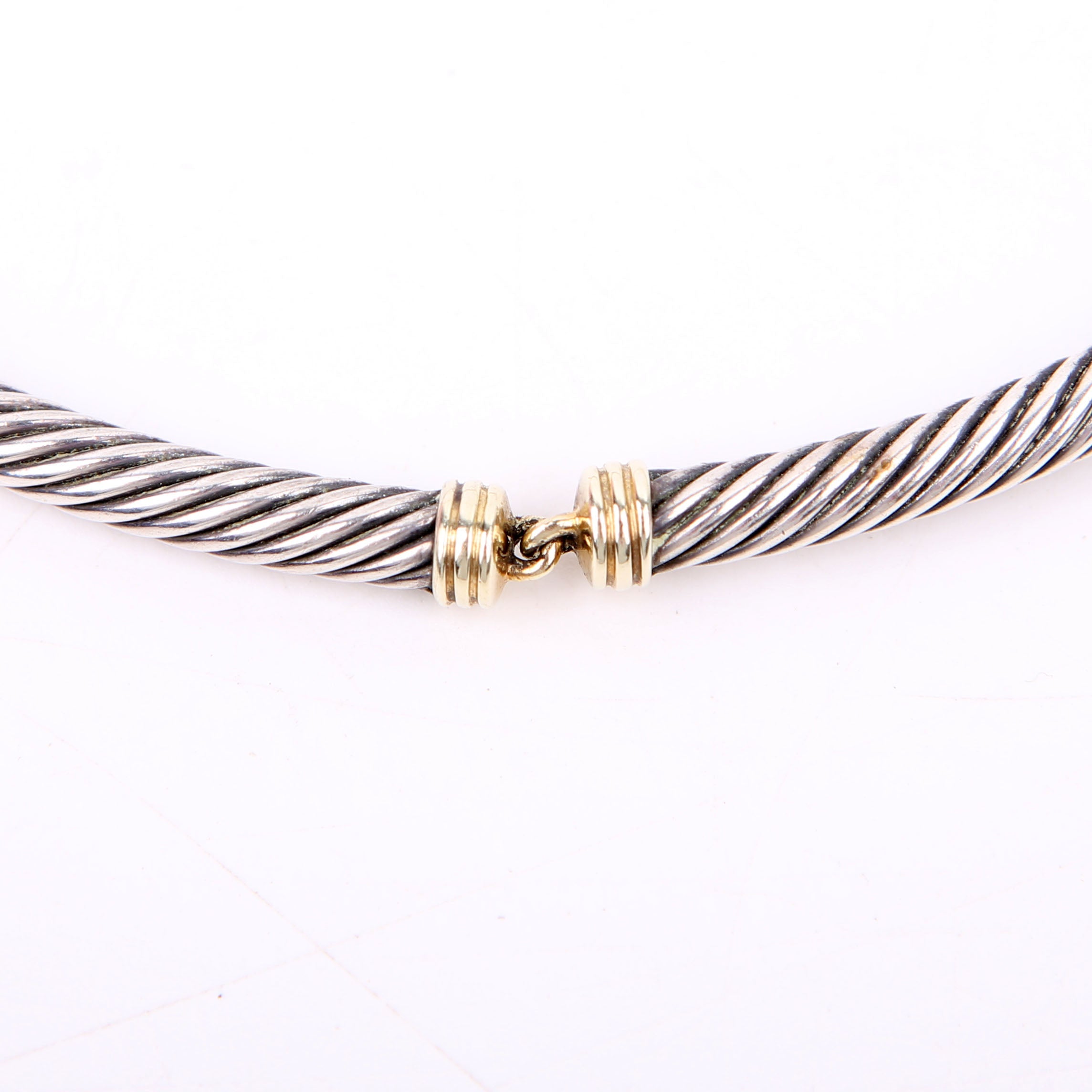 Metro Cable Collar 925/585 Necklace Silver