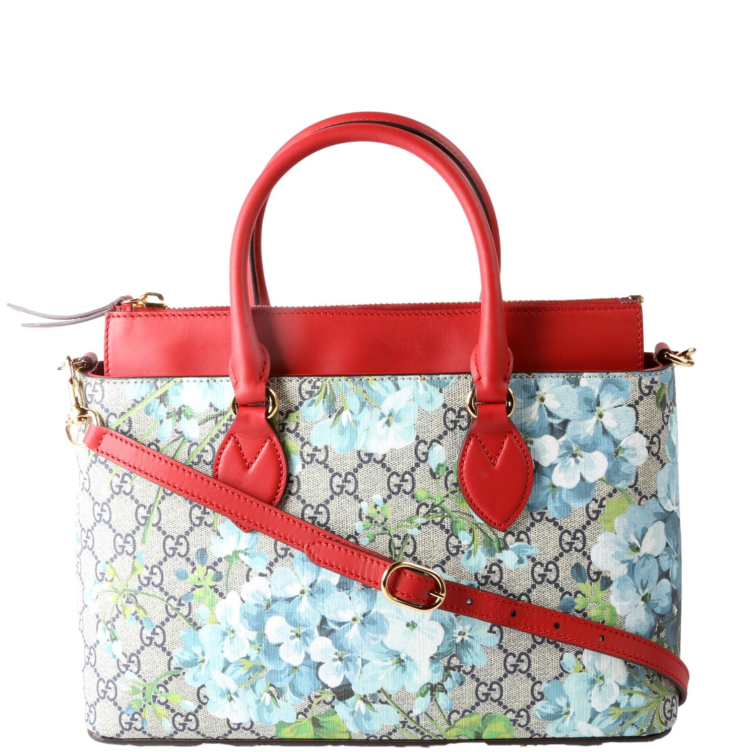 546316 GG Blooms Medium Zip Tote