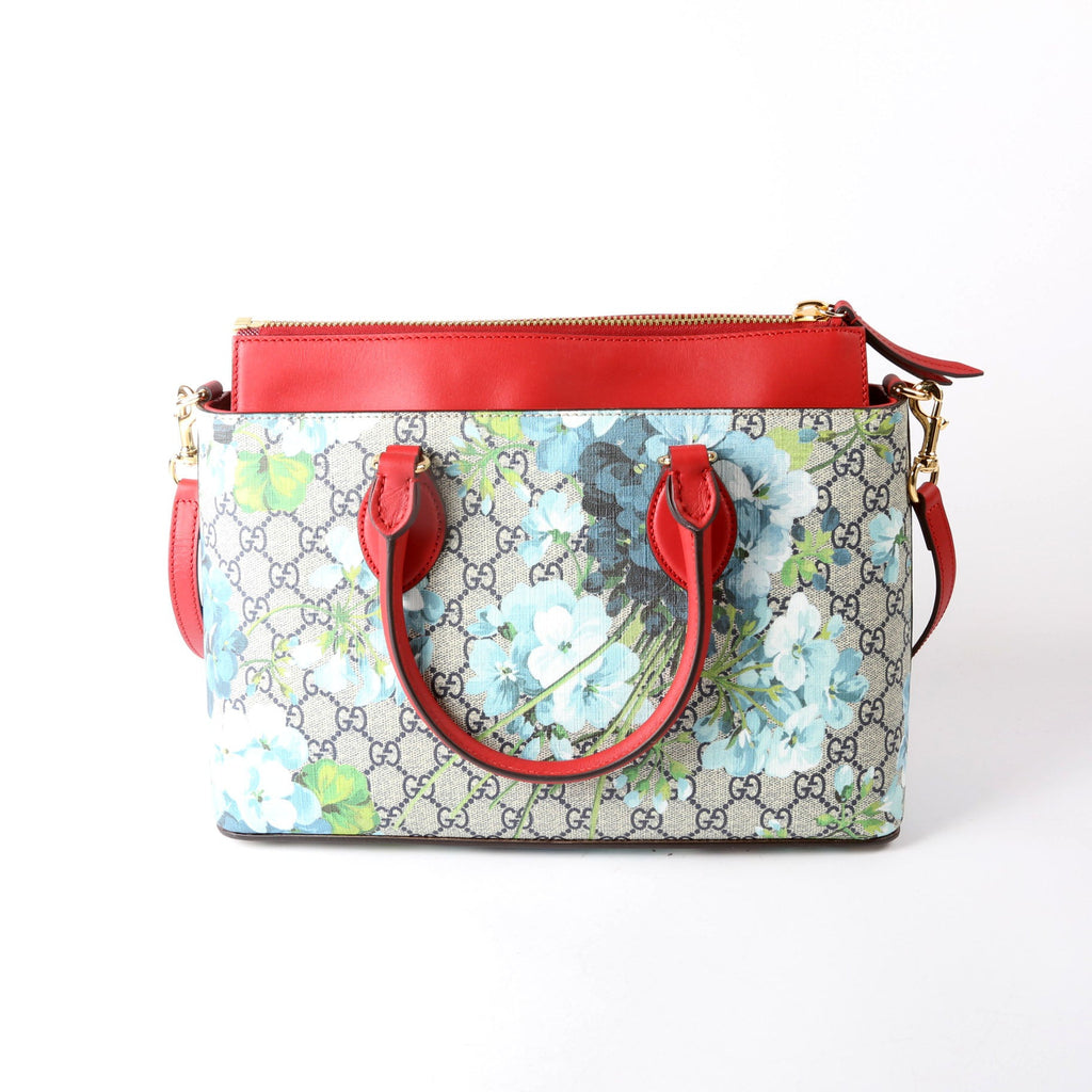 546316 GG Blooms Medium Zip Tote