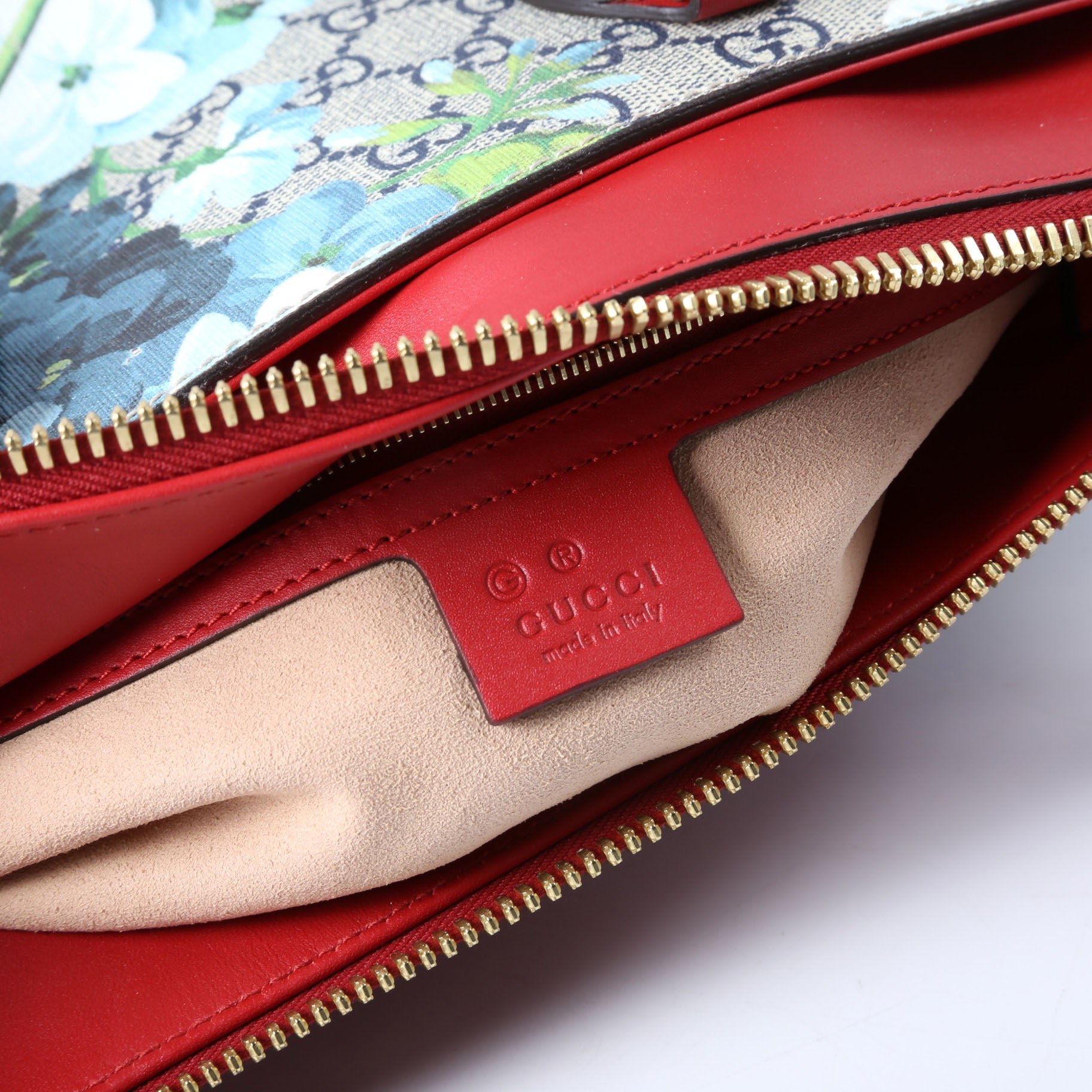 546316 GG Blooms Medium Zip Tote