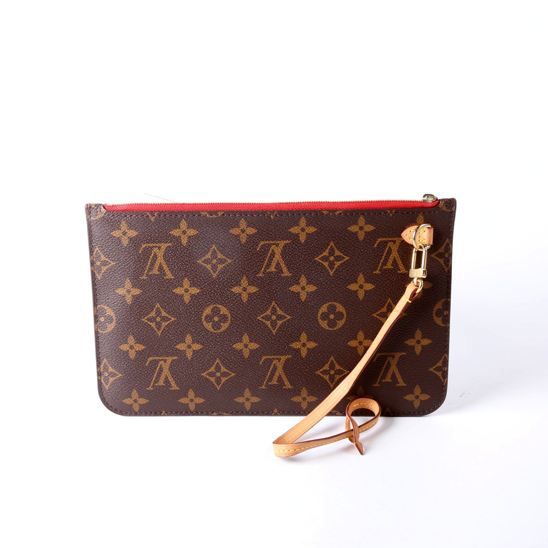 Pochette Only Monogram Neverfull Red