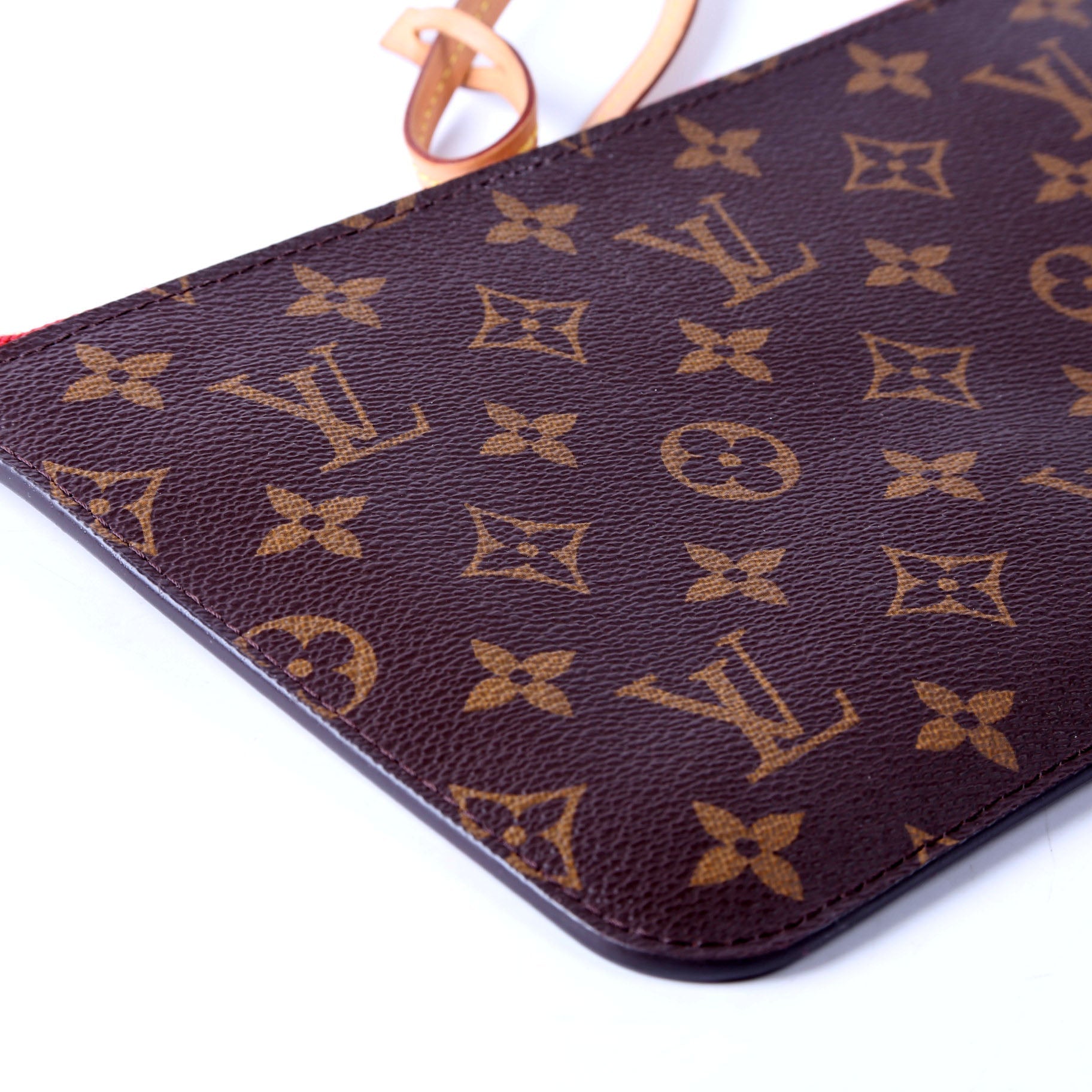 Pochette Only Monogram Neverfull Red