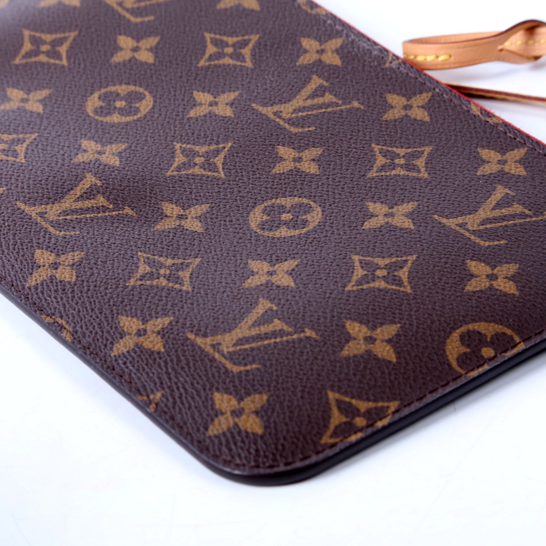 Pochette Only Monogram Neverfull Red