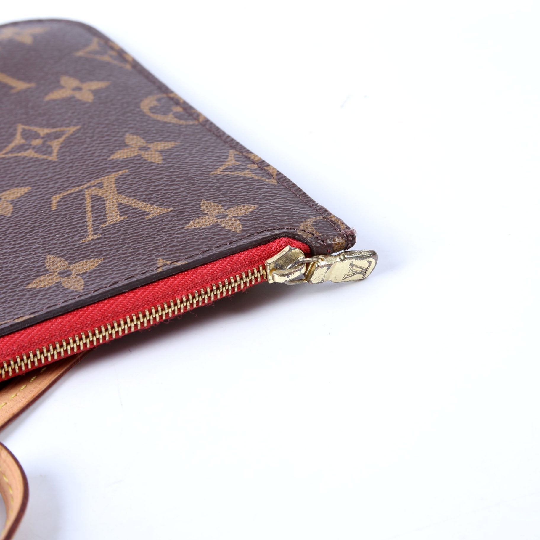Pochette Only Monogram Neverfull Red