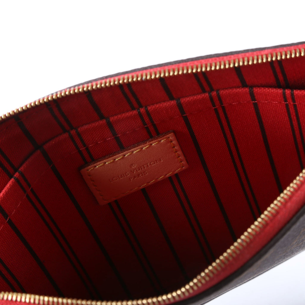 Pochette Only Monogram Neverfull Red