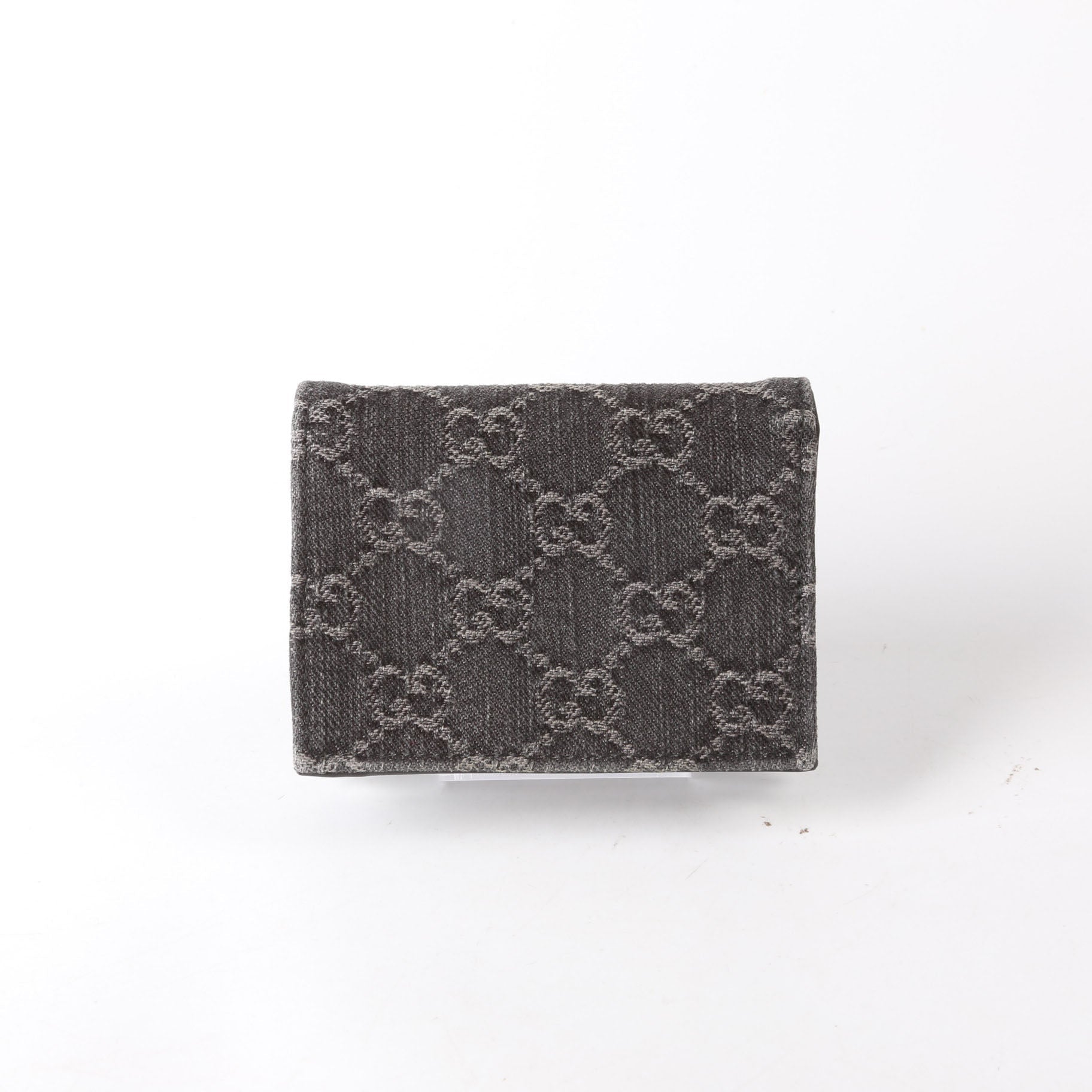 Gucci 658610 GG Supreme Marmont Card Case Black