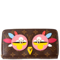 Zippy Wallet Lovely Birds Monogram